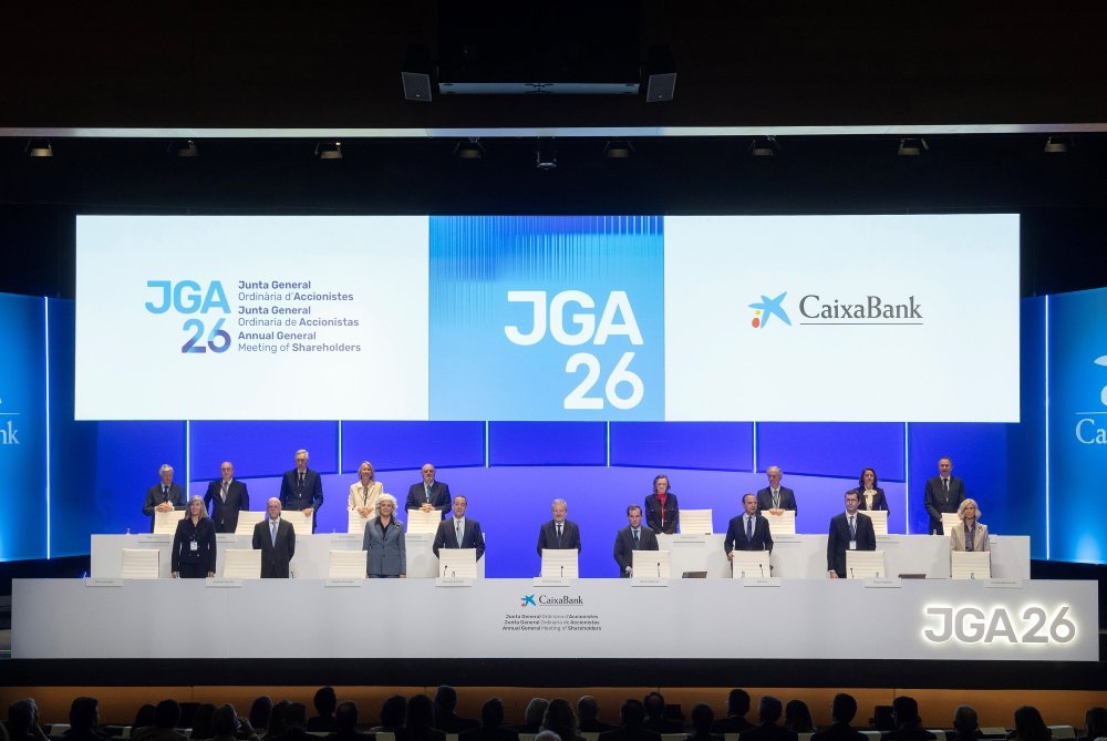 El Consejo de Administración de Caixabank, en la Junta de Accionistas