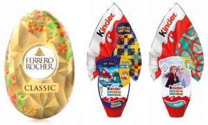 Ferrero Rocher y Kinder lanzan su colección de Pascua copia