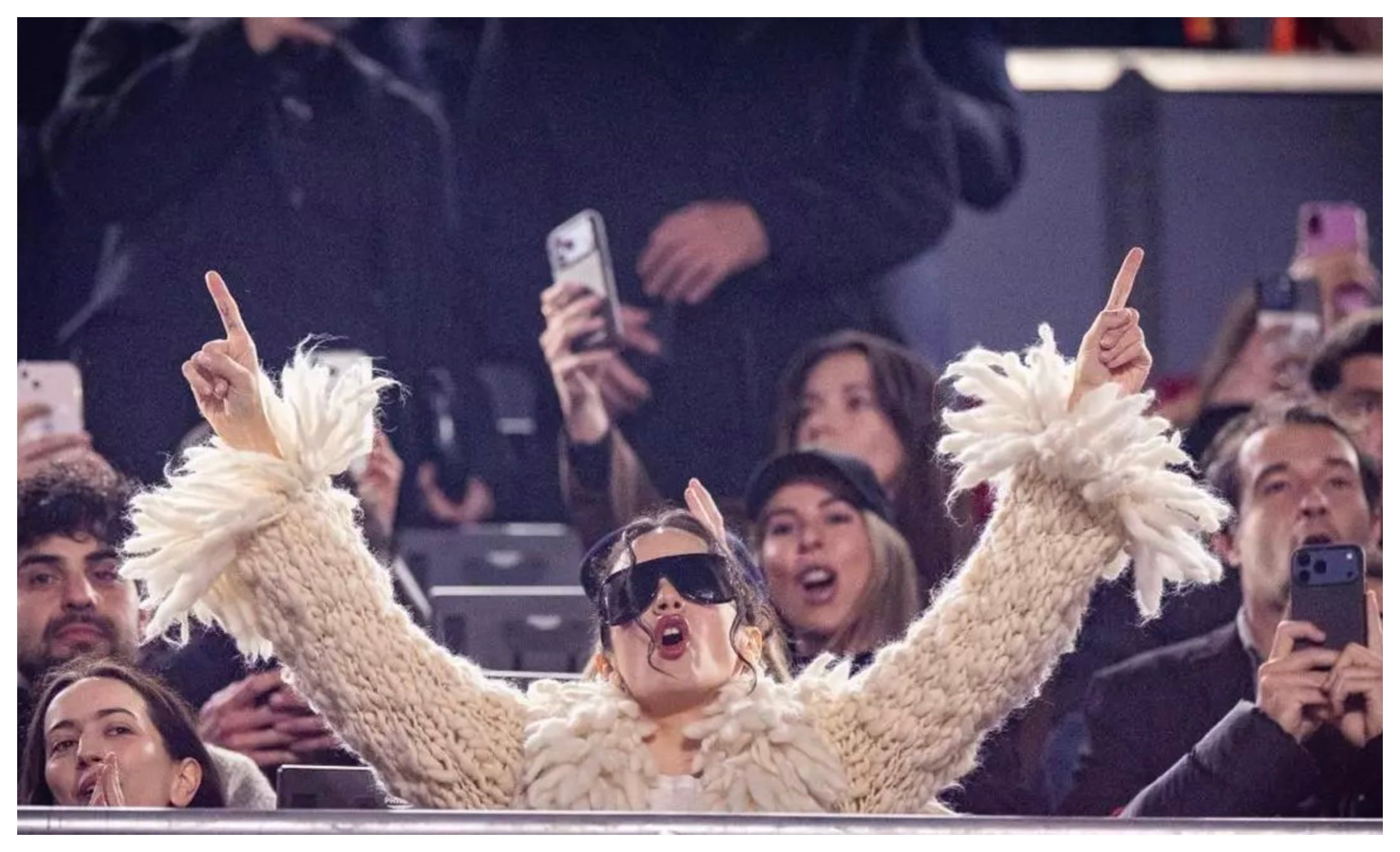 La luz viscosa de Rosalía 'iluminó' Madrid y lo llenó de... vulgaridad