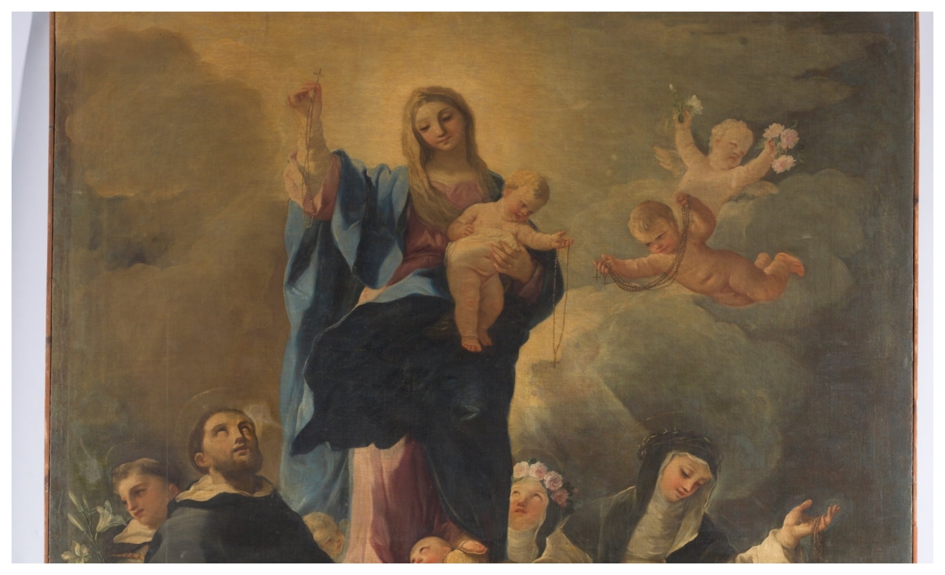 Virgen del Rosario, Colección Museo del Prado