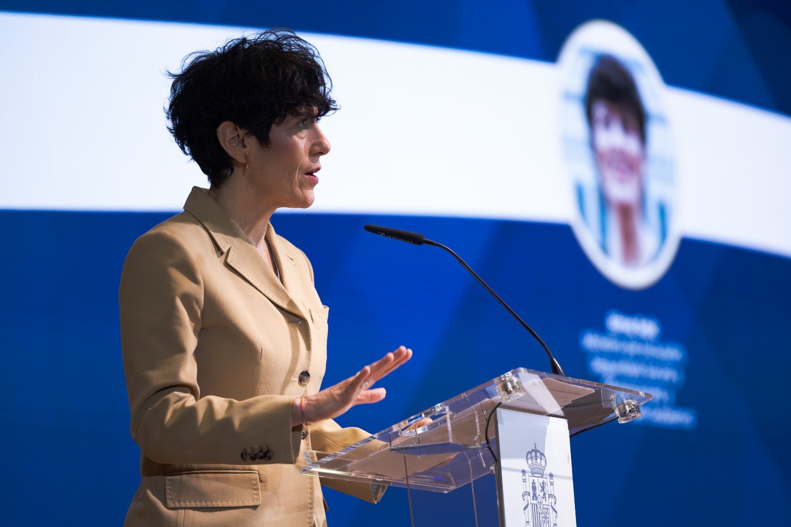 INTegraSS, con "una tecnología sofisticada y precisa" según ha detallado Elma Saiz, asegura que el gasto en pensiones públicas se situará en el 14% del PIB en promedio de aquí a 2050