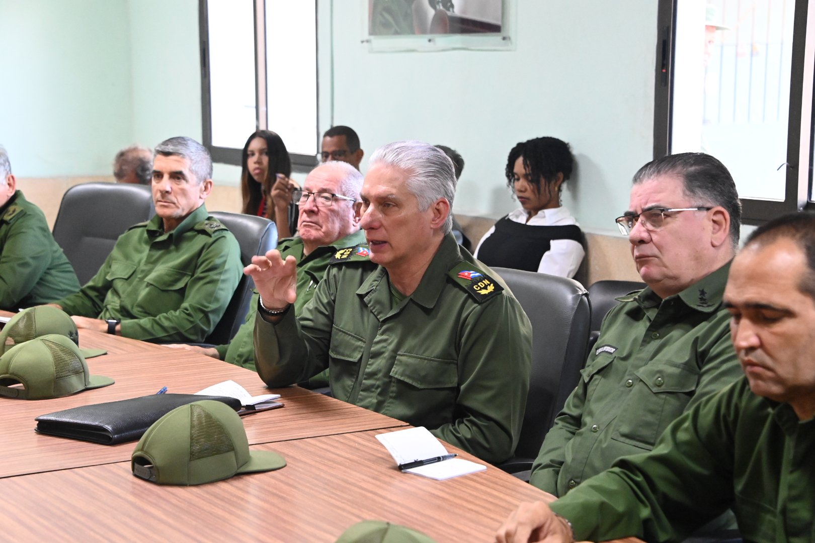 El dictador cubano Díaz Canel