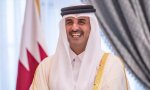El actual emir de Qatar, Tamim bin Hamad Al Thani, se frota las manos