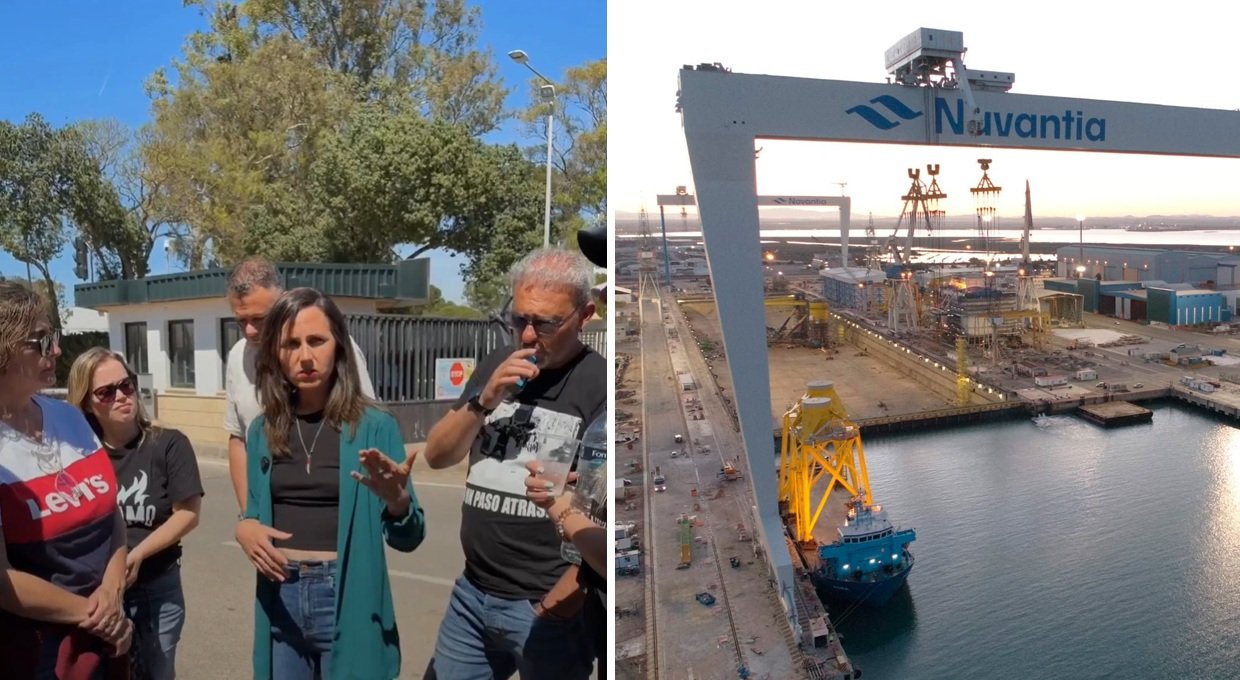 Belarra hace su penúltimo numerito... en Navantia