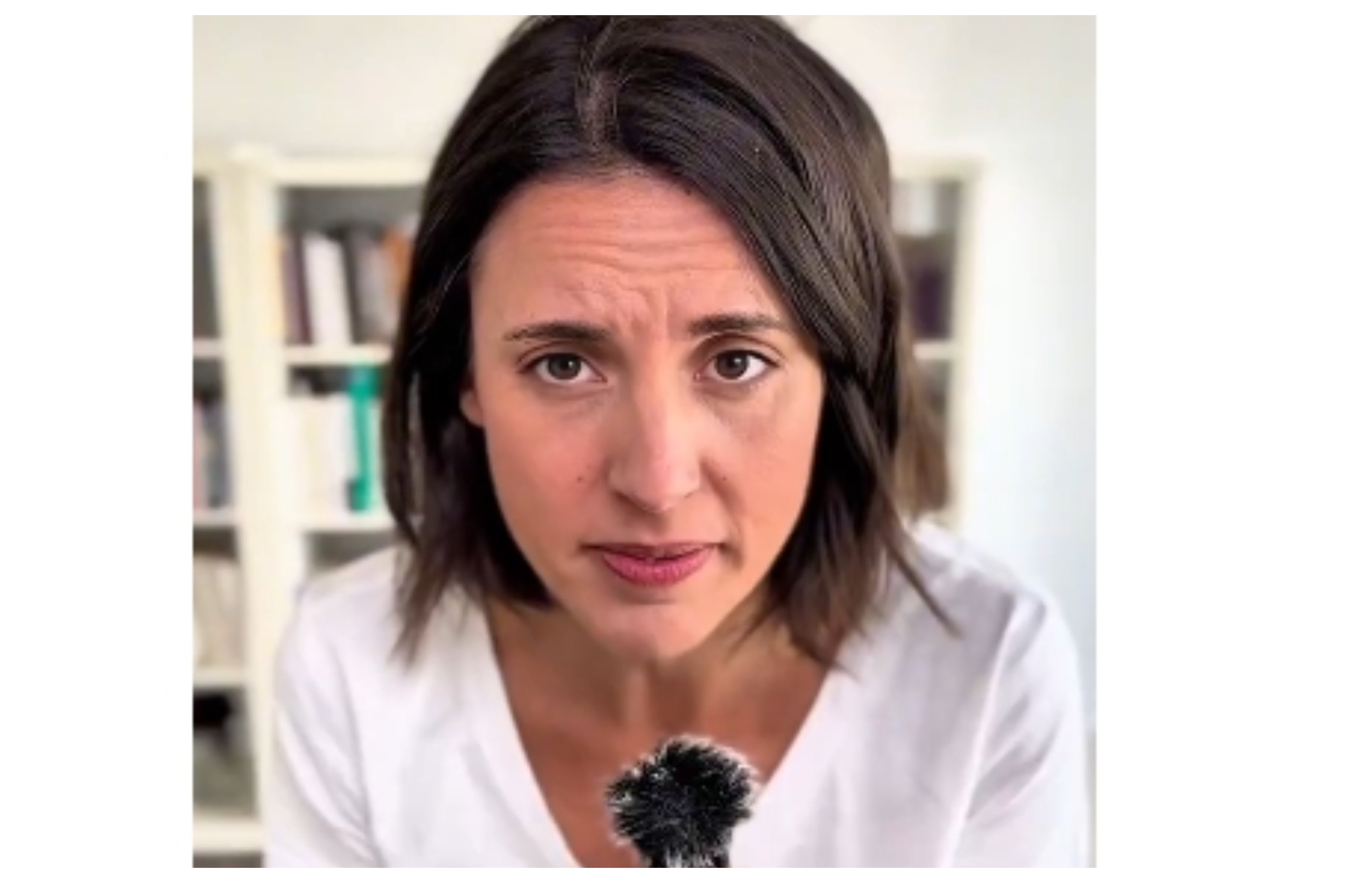 Hipocresía estilo Irene Montero: "Hay más patria en cualquier trabajadora que hace cola para conseguir sus papeles que en los señoritos de Vox"