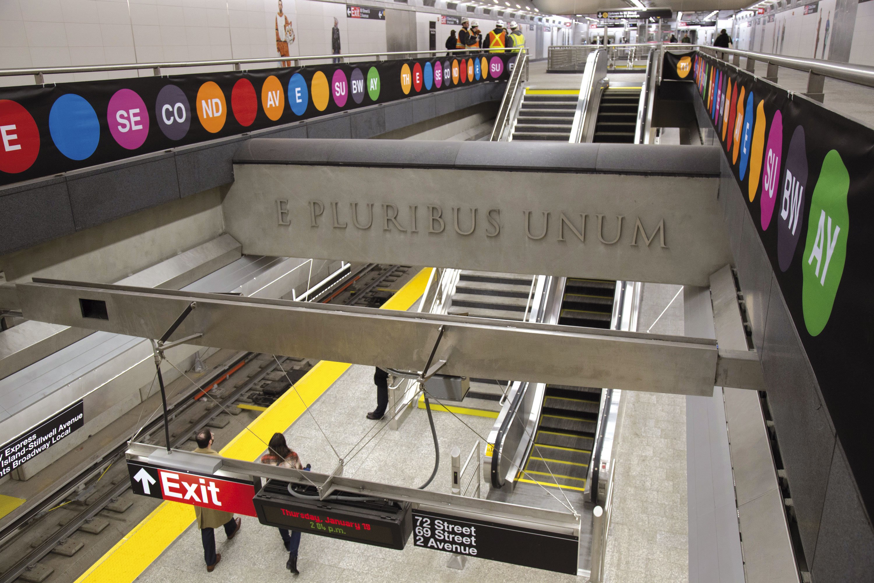Estación de metro de la calle 72 de Manhattan. Estación de metro de la calle 72 de Manhattan.