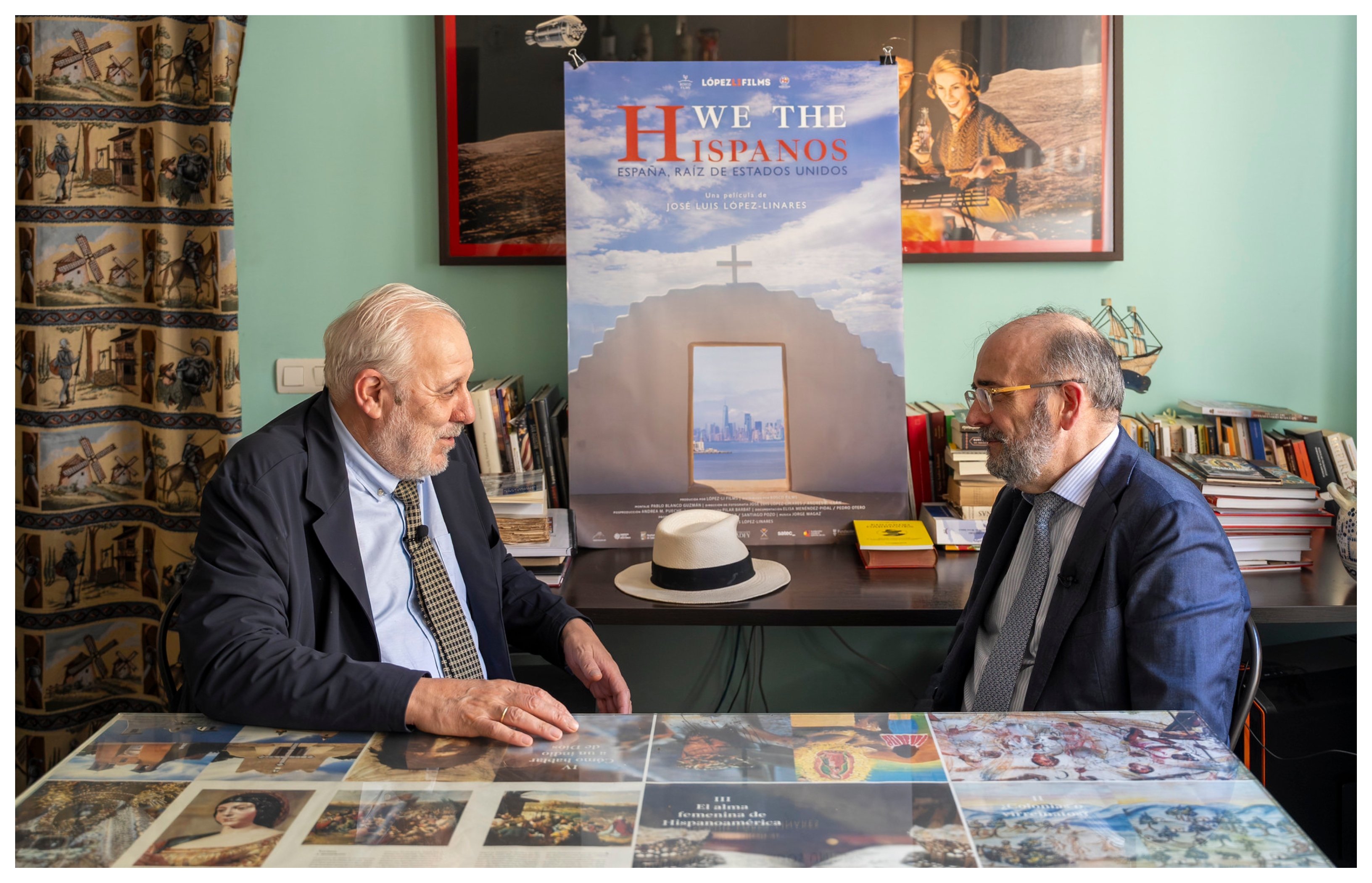 El director de cine advierte una clara relación entre la demolición de la nación española con la leyenda negra hispanoamericana, porque la leyenda negra "es una herramienta para dividir" / Foto: Pablo Moreno