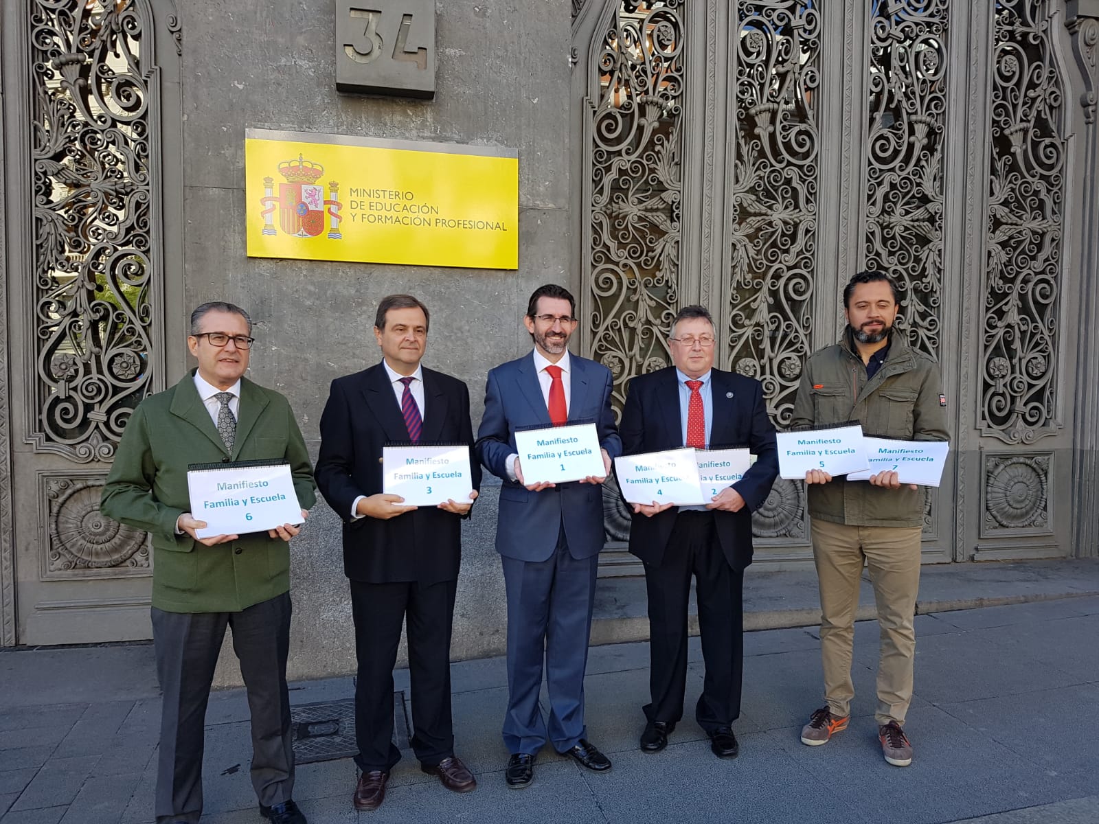 Representantes de la educación concertada a quienes no quiso recibir Celaa