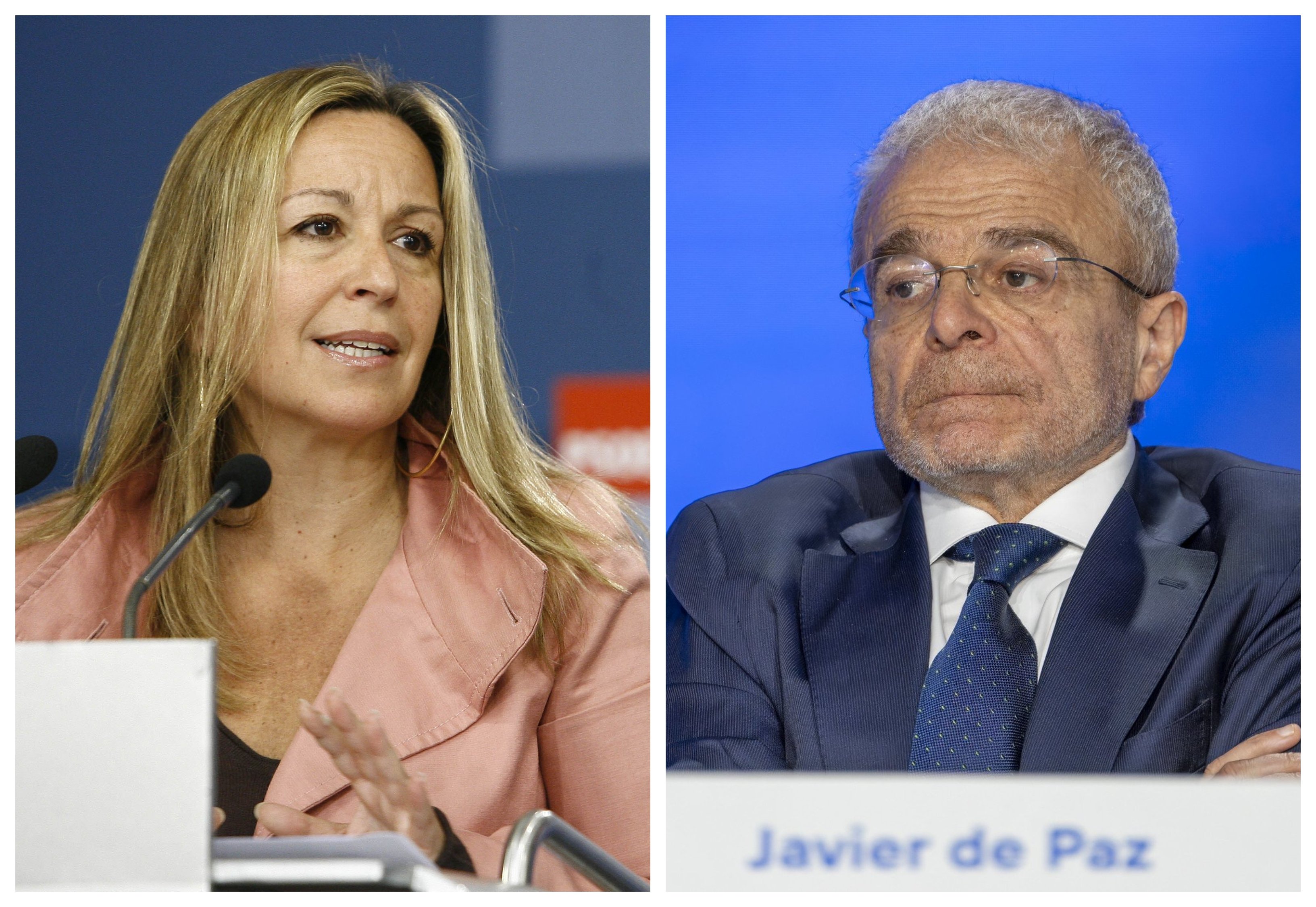 Trinidad Jiménez y Javier de Paz