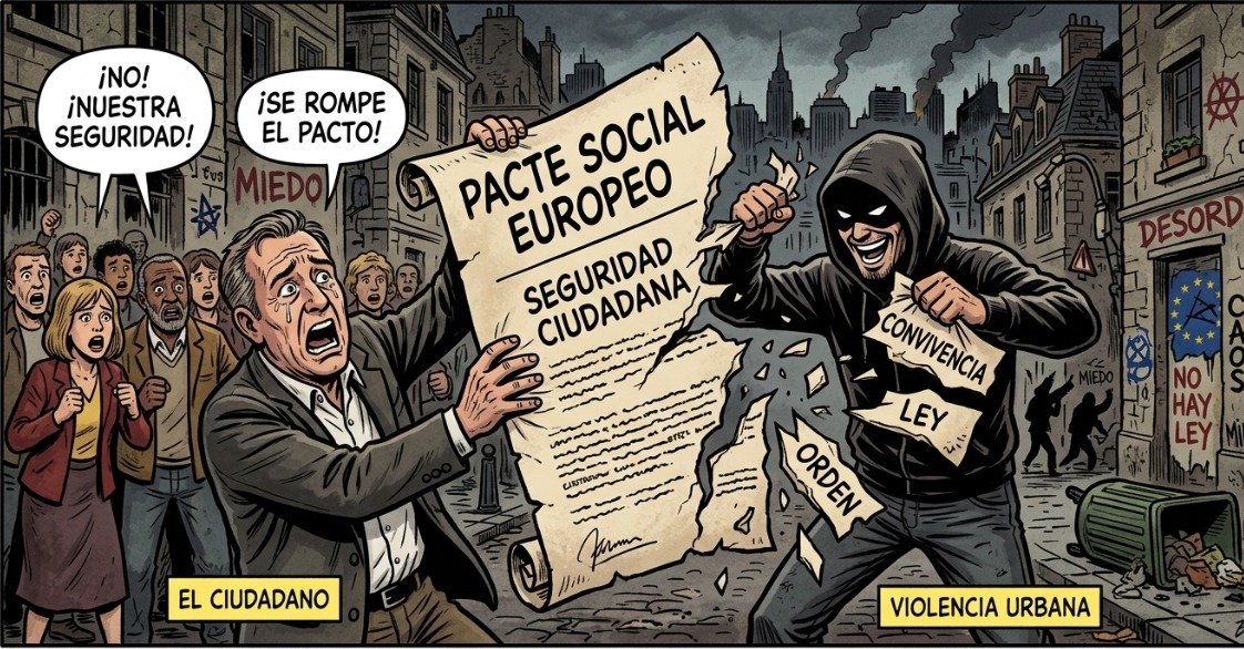 En otros países de Europa Occidental (como España, Italia o Francia), el porcentaje de población reclusa extranjera es significativamente superior a su peso proporcional en la población total, especialmente en delitos de calle