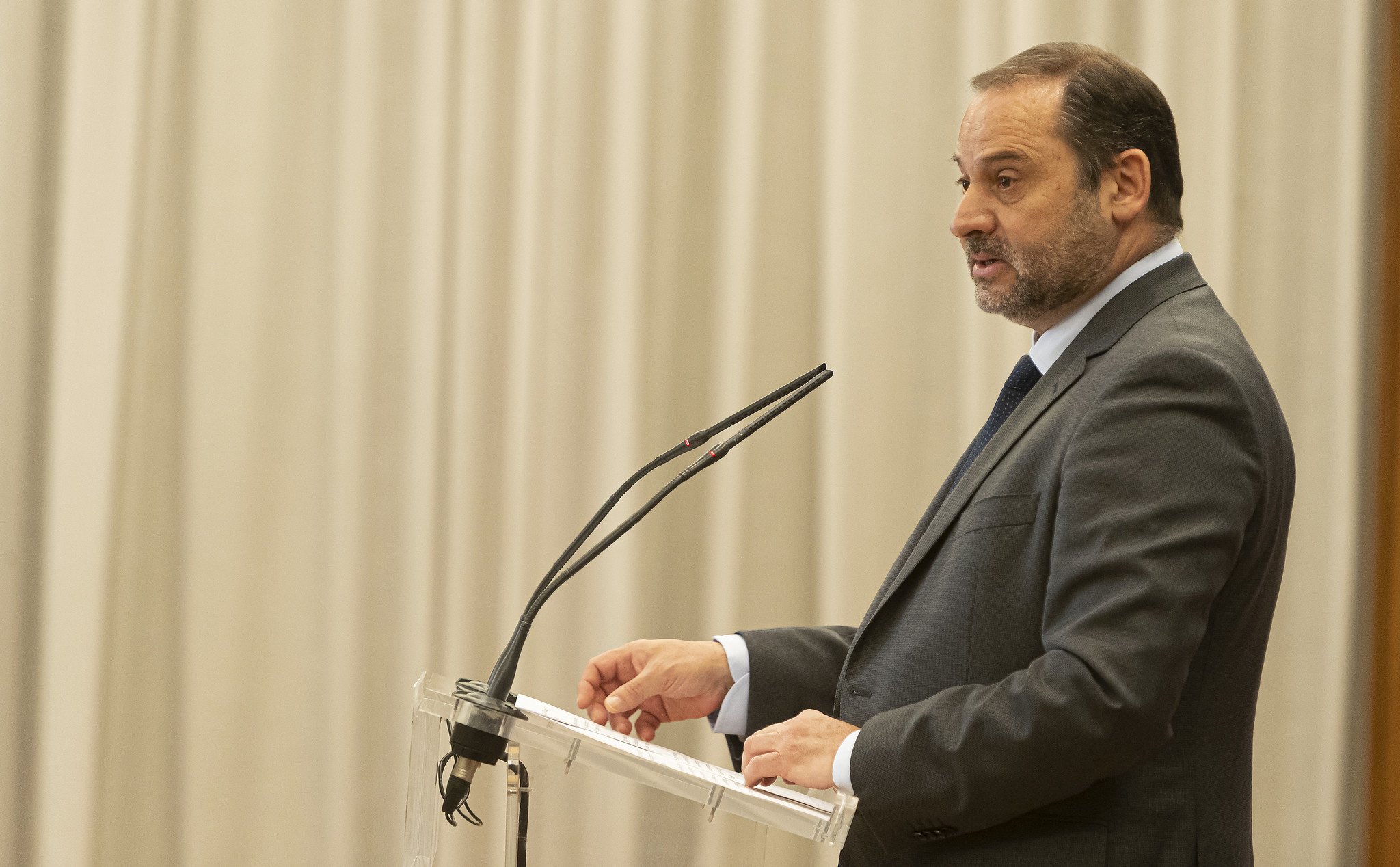 El exnúmero 2 del PSOE y exministro de Transportes, José Luis Ábalos, imputado en el caso mascarillas / Foto: Pablo Moreno