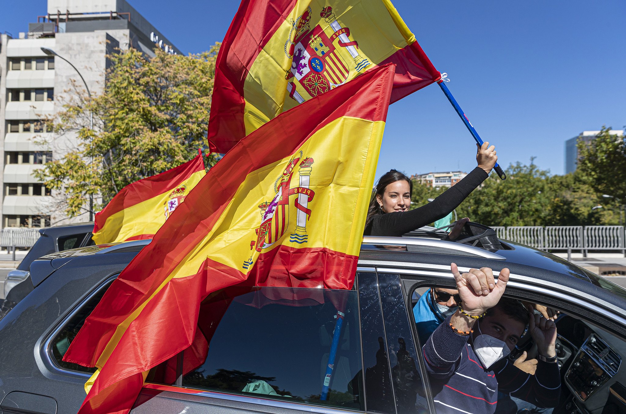 Una movilización contra Pedro Sánchez / Foto: Pablo Moreno