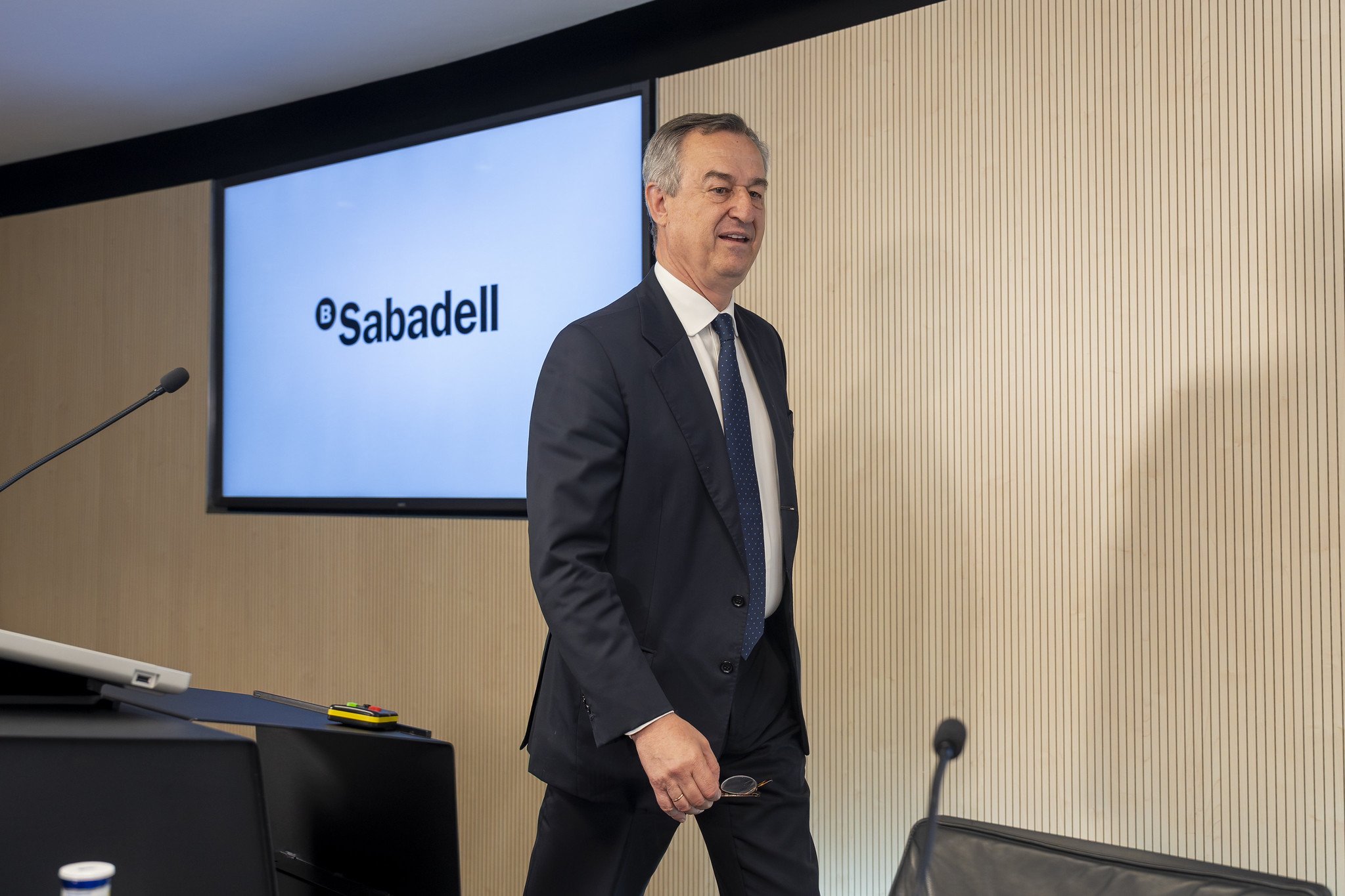 César González-Bueno dejará de ser el CEO del Sabadell el miércoles 6 de mayo, tras la Junta de Accionistas / Foto: Pablo Moreno
