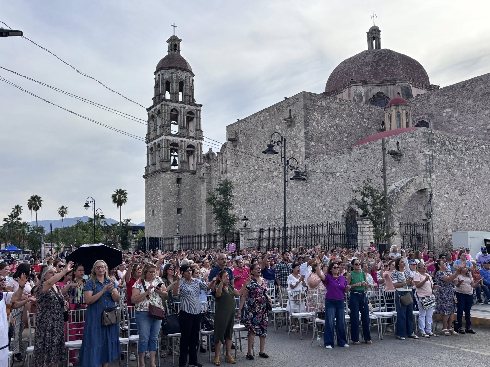 Fieles de la diócesis de Saltillo, en México