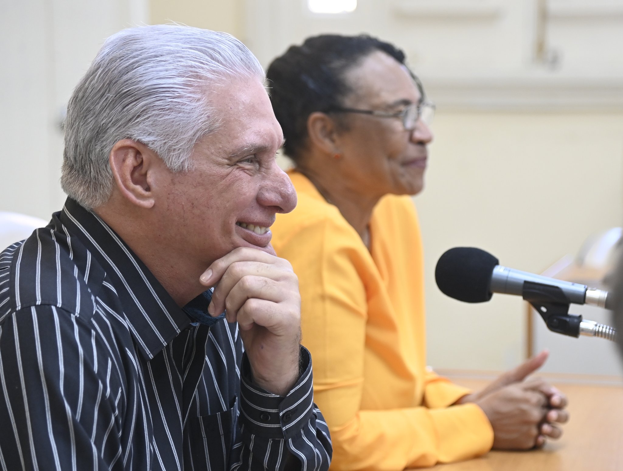 El dictador cubano Miguel Díaz Canel