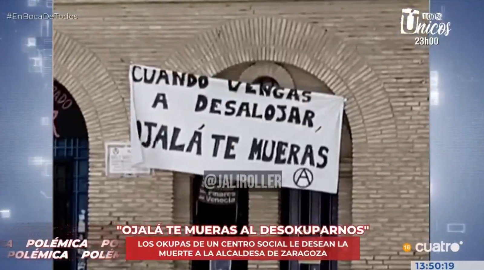 "Cuando vengas a desalojar, ojalá te mueras"... hay que ver cómo son amables y vulnerables
