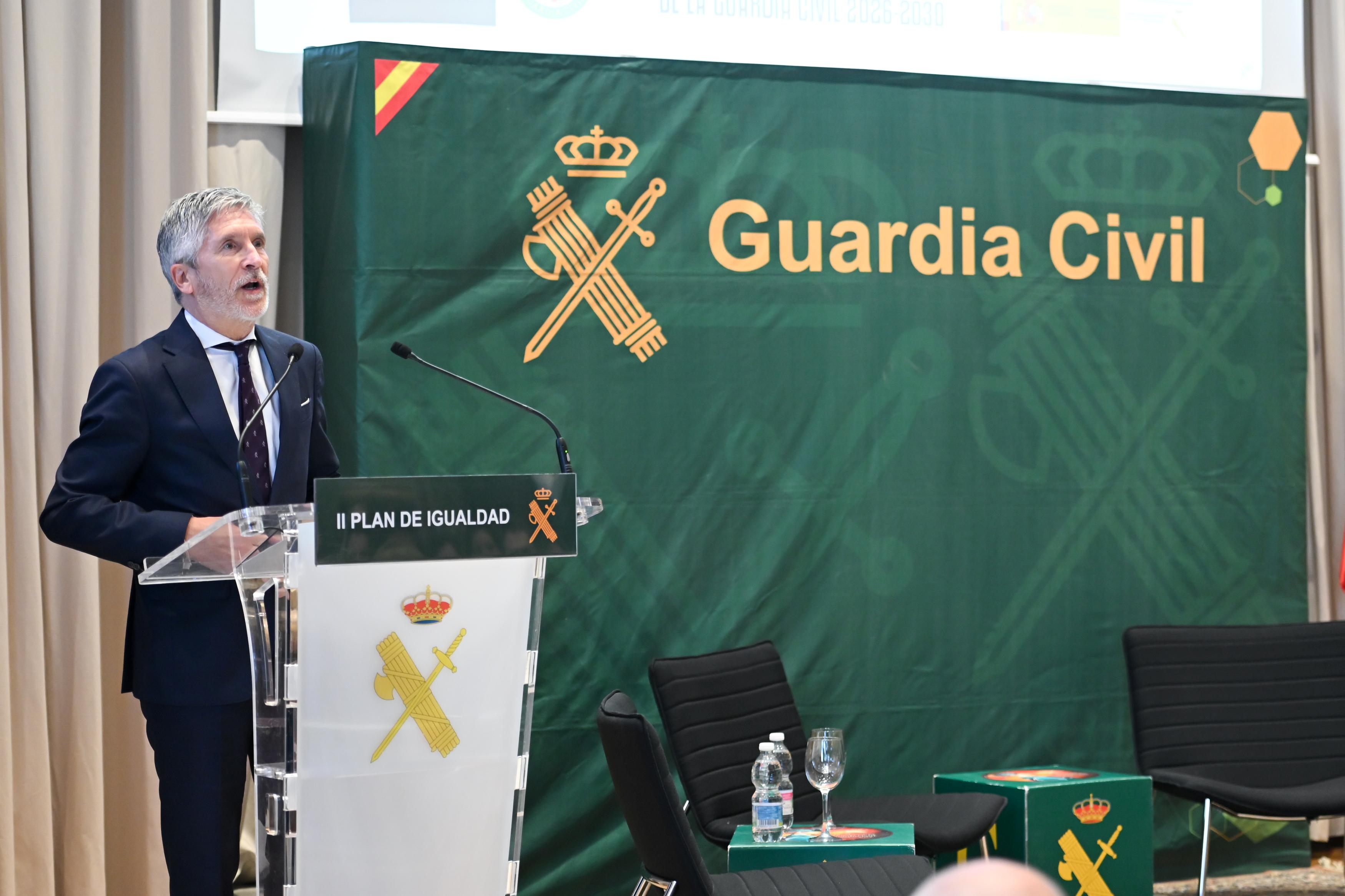 Marlaska en la Guardia Civil
