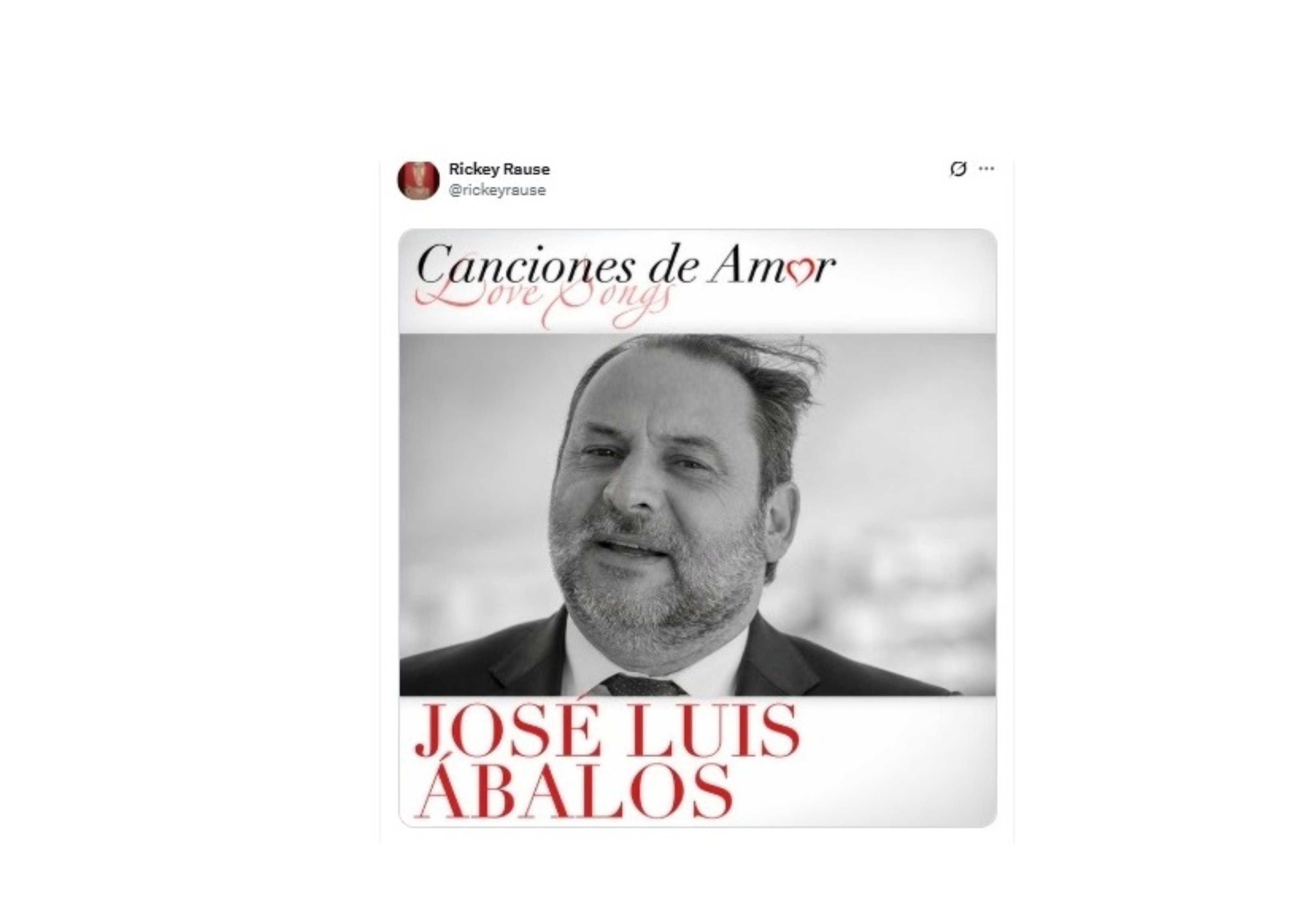Ábalos, enamorado