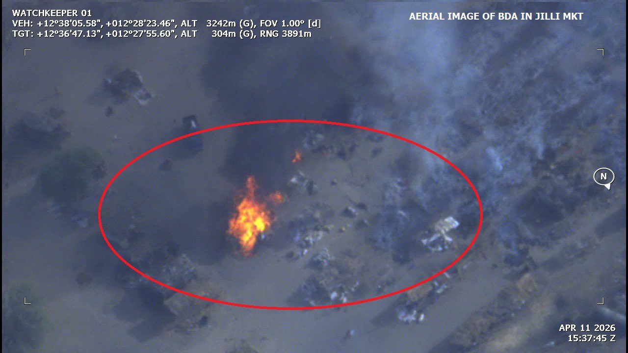 El ejército nigeriano bombardea a terroristas El ejército nigeriano bombardea a terroristas