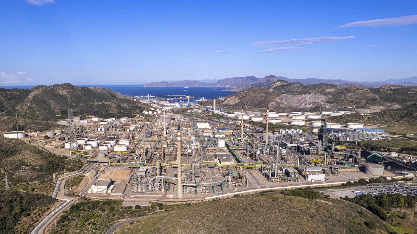 La refinería de Cartagena es una de las ocho que hay operativas en España