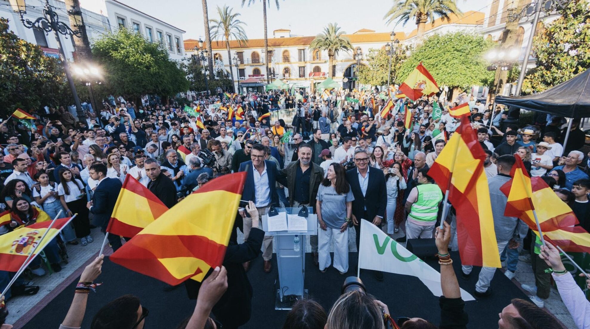 Un mitin de Vox en Andalucía