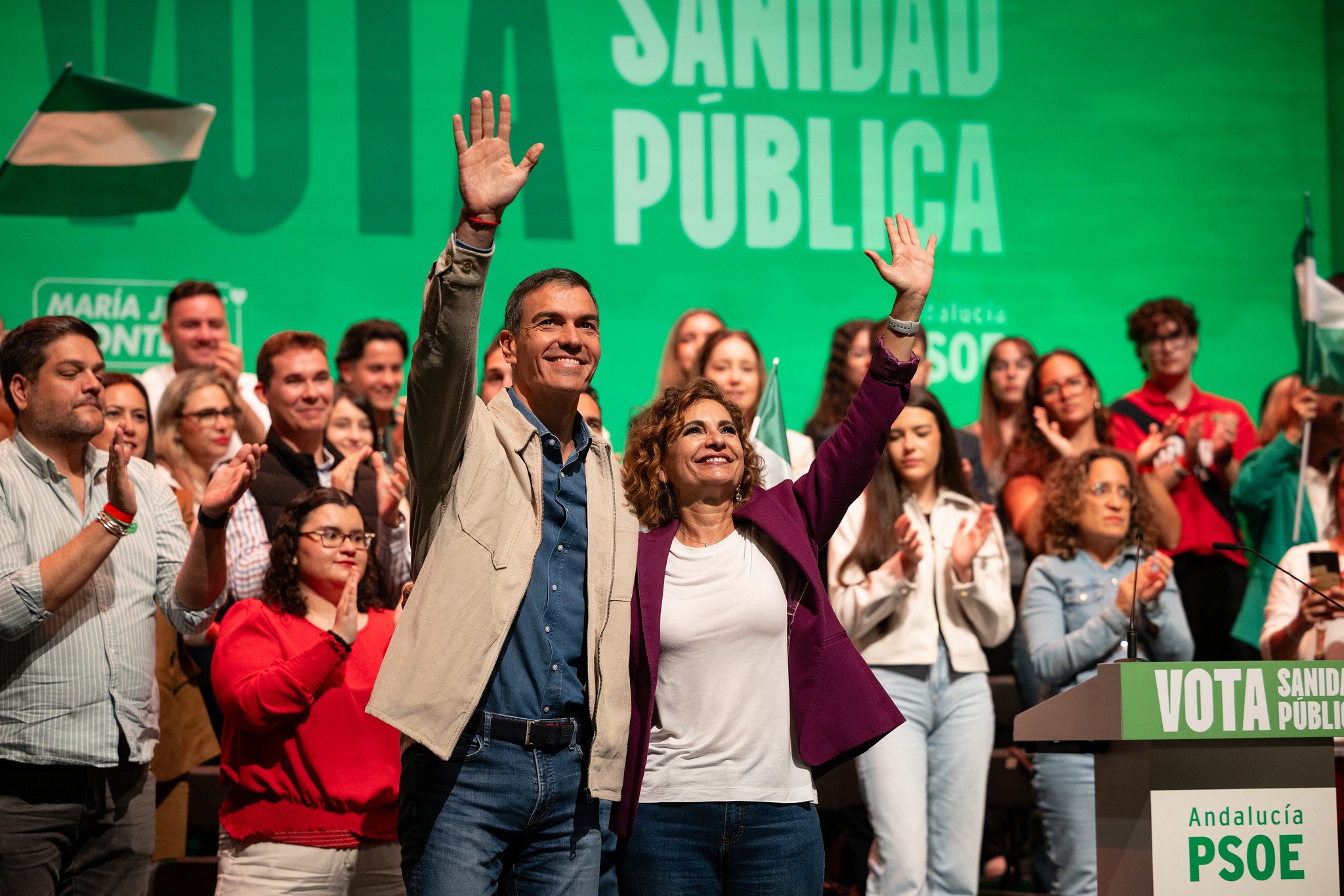 María Jesus Montero, la actual candidata del PSOE a la Junta de Andalucía y número 2 de Pedro Sánchez