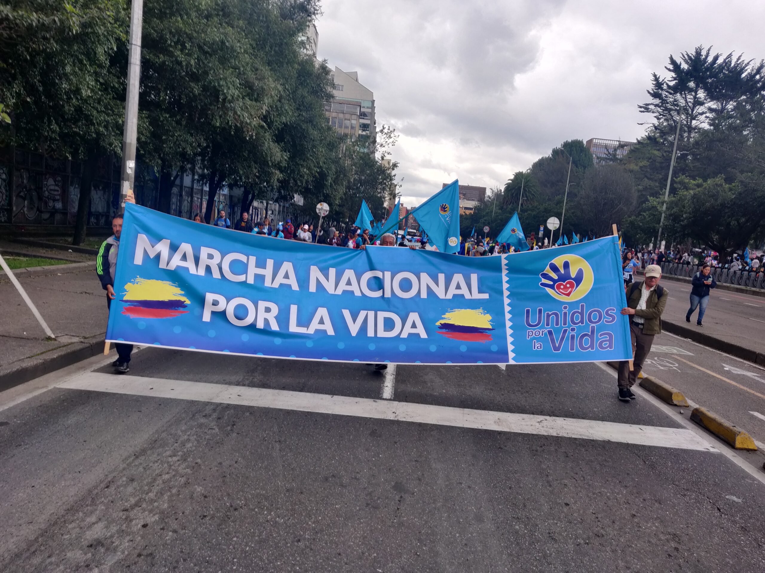 Marcha por la vida en Colombia