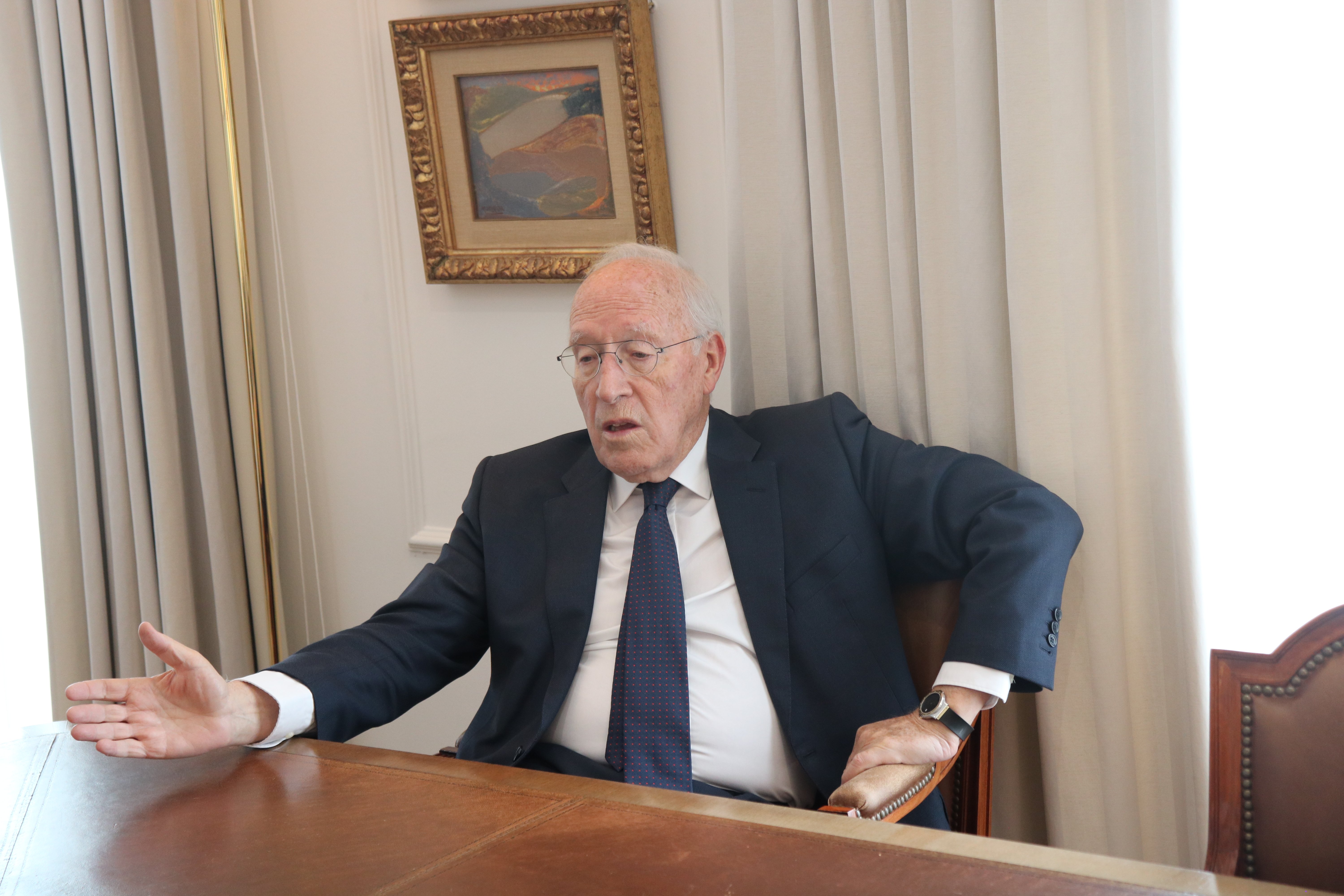 Manuel Pizarro durante la entrevista / Foto: Hispanidad Manuel Pizarro durante la entrevista / Foto: Hispanidad