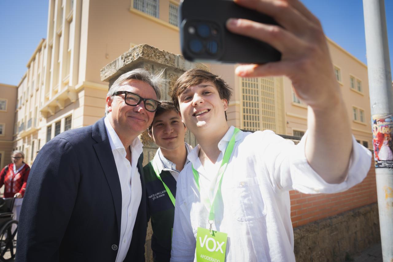 El candidato de Vox en Andalucía, Manuel Gavira