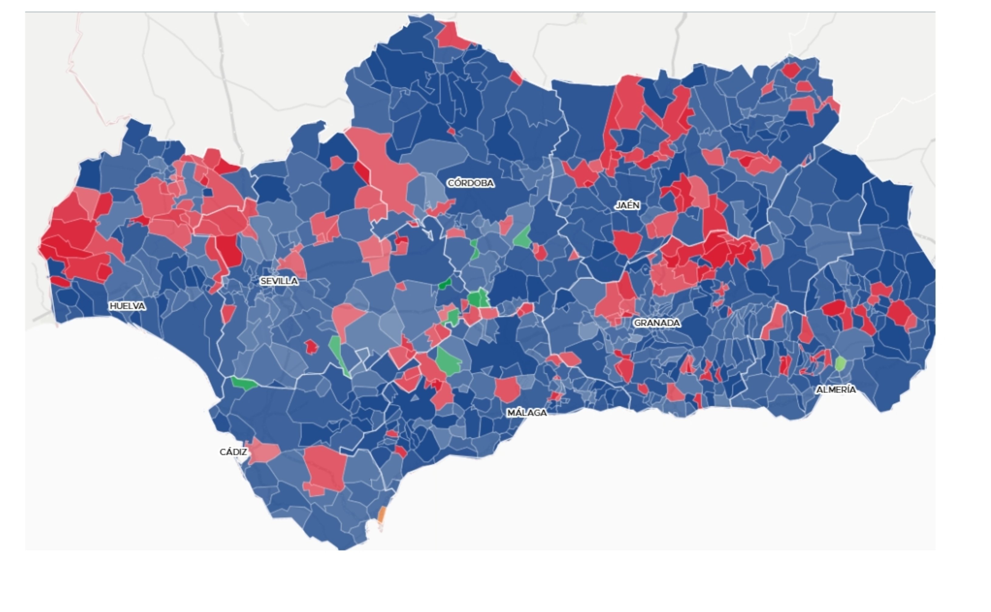 No te engañes, y no te dejes engañar: Andalucía no se ha vuelto de derechas: sólo ha cambiado de administradores