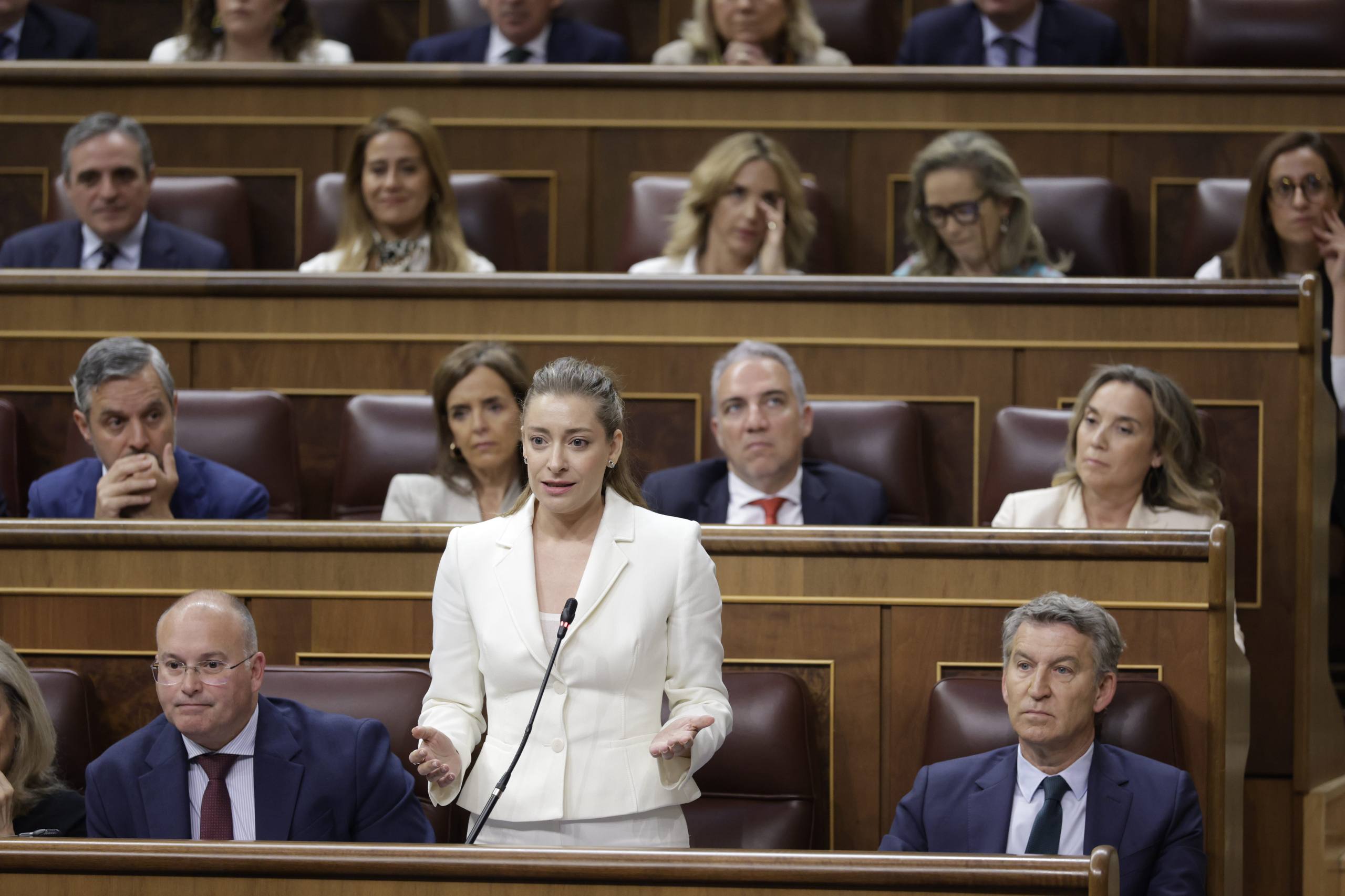 El PP seguirá presionando a los socios de Sánchez, como ha hecho hoy Ester Muñoz El PP seguirá presionando a los socios de Sánchez, como ha hecho hoy Ester Muñoz
