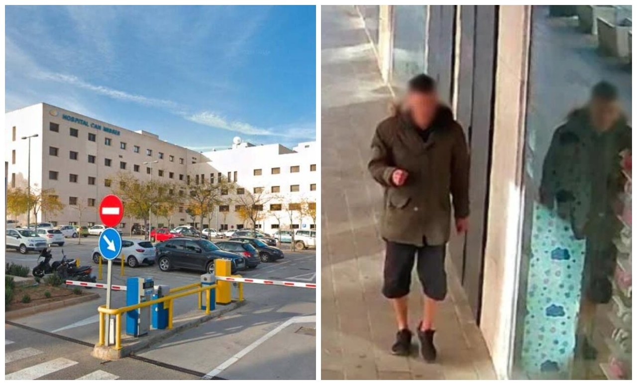 A la izquierda, el hospital donde se coló el okupa colombiano. A la derecha el ladrón colombiano que se dedicaba a robar a ancianas, en Calahorra (La Rioja)