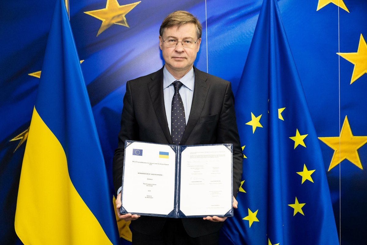 El comisario europeo de Economía, Valdis Dombrovskis