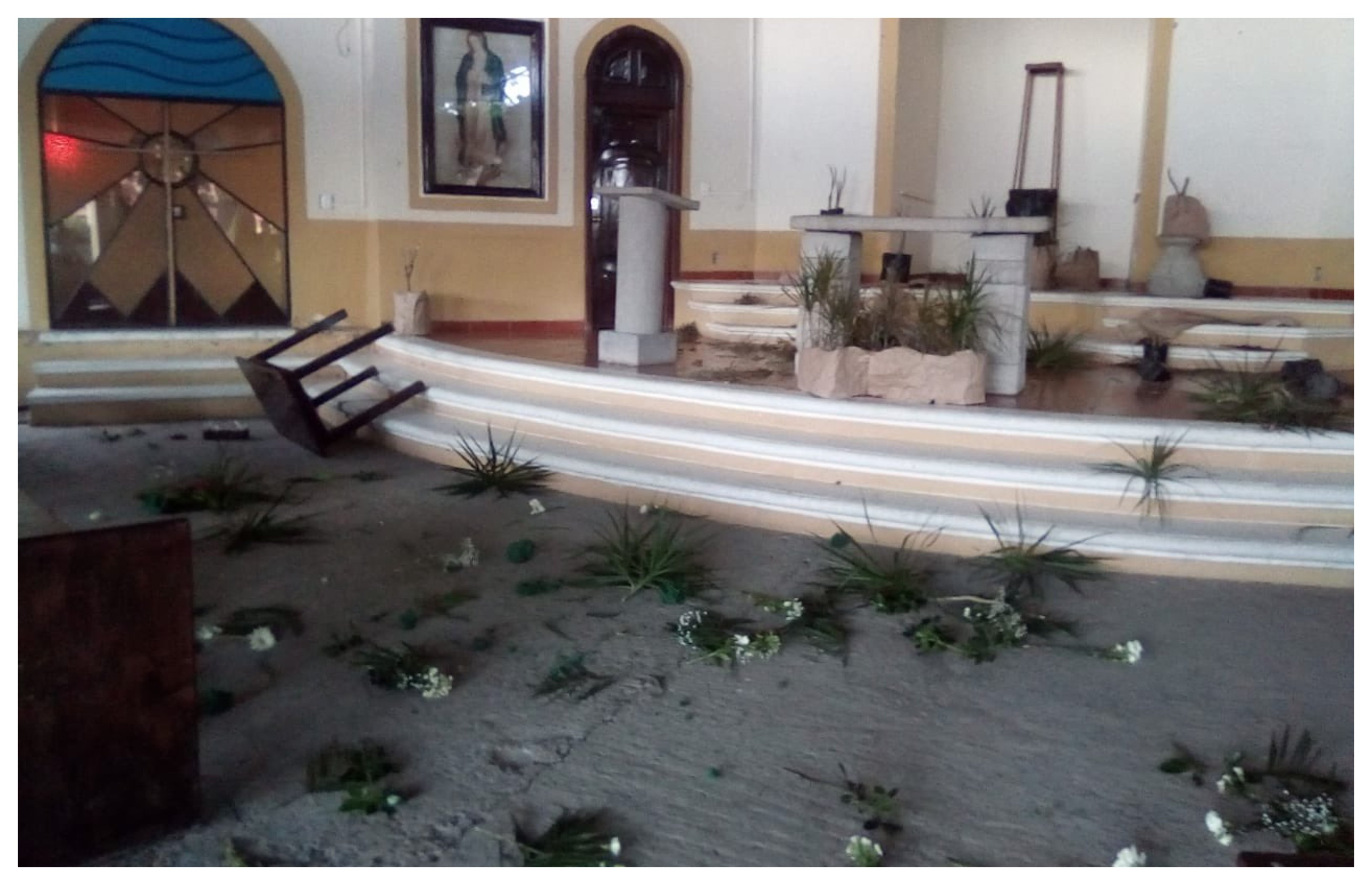 Una iglesia de México profanada