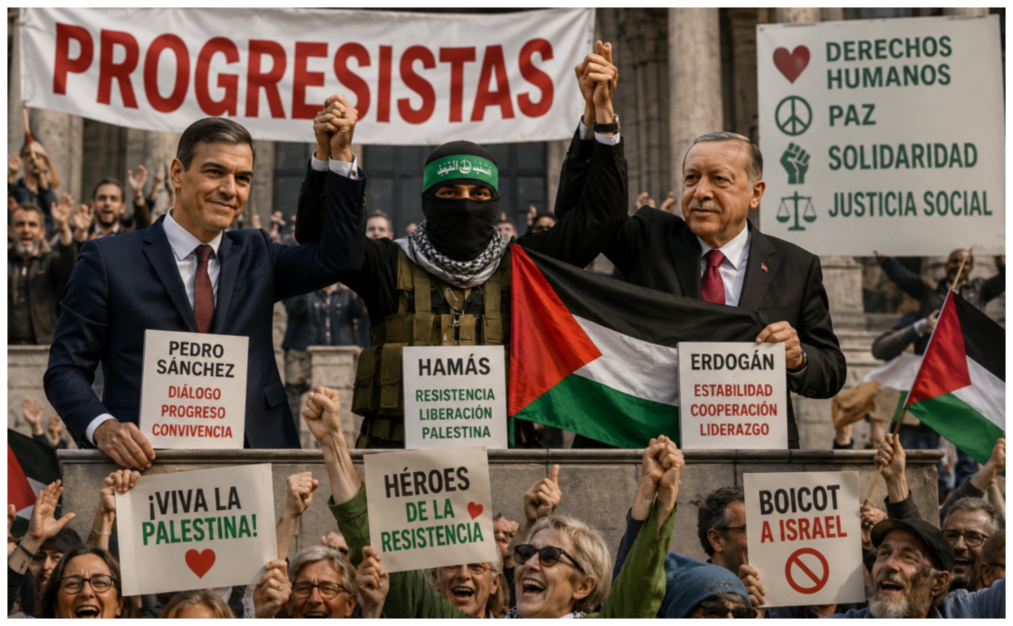 Erdogan asegura que no se puede calificar a Hamás como grupo terrorista