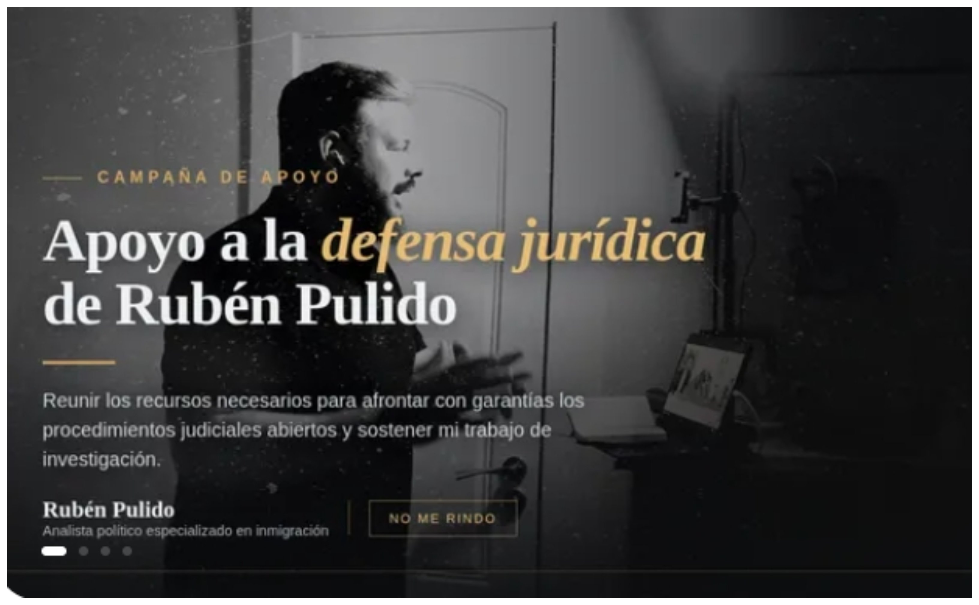 Rubén Pulido, acusado de delito de odio, revelación de secretos e irregularidades por publicar datos oficiales, relacionados con la inmigración ilegal