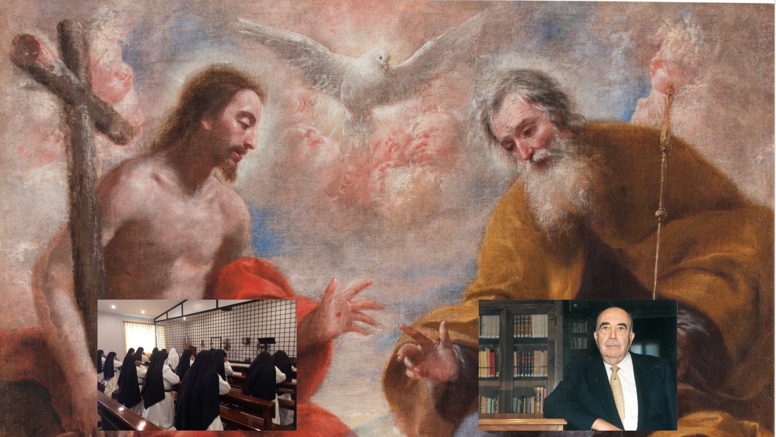 Dios es uno pero también trino, Dios 'inventó' la Santísima Trinidad porque Dios es amor y necesitaba introducir en su propia esencia el amor entre tres personas