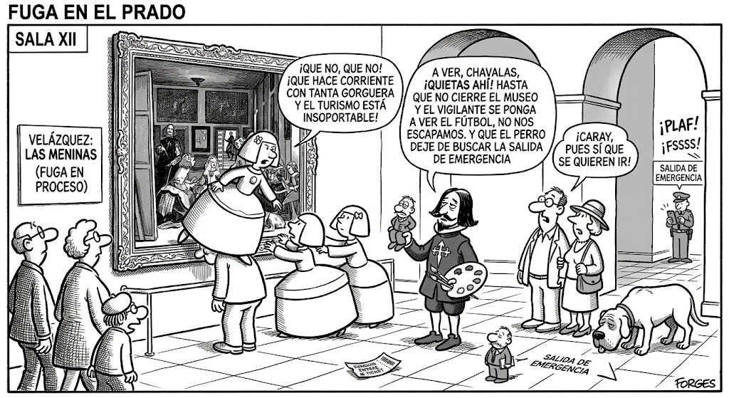Las Meninas son muchas Meninas que para eso el pintor sale en la obra como actor y guionista