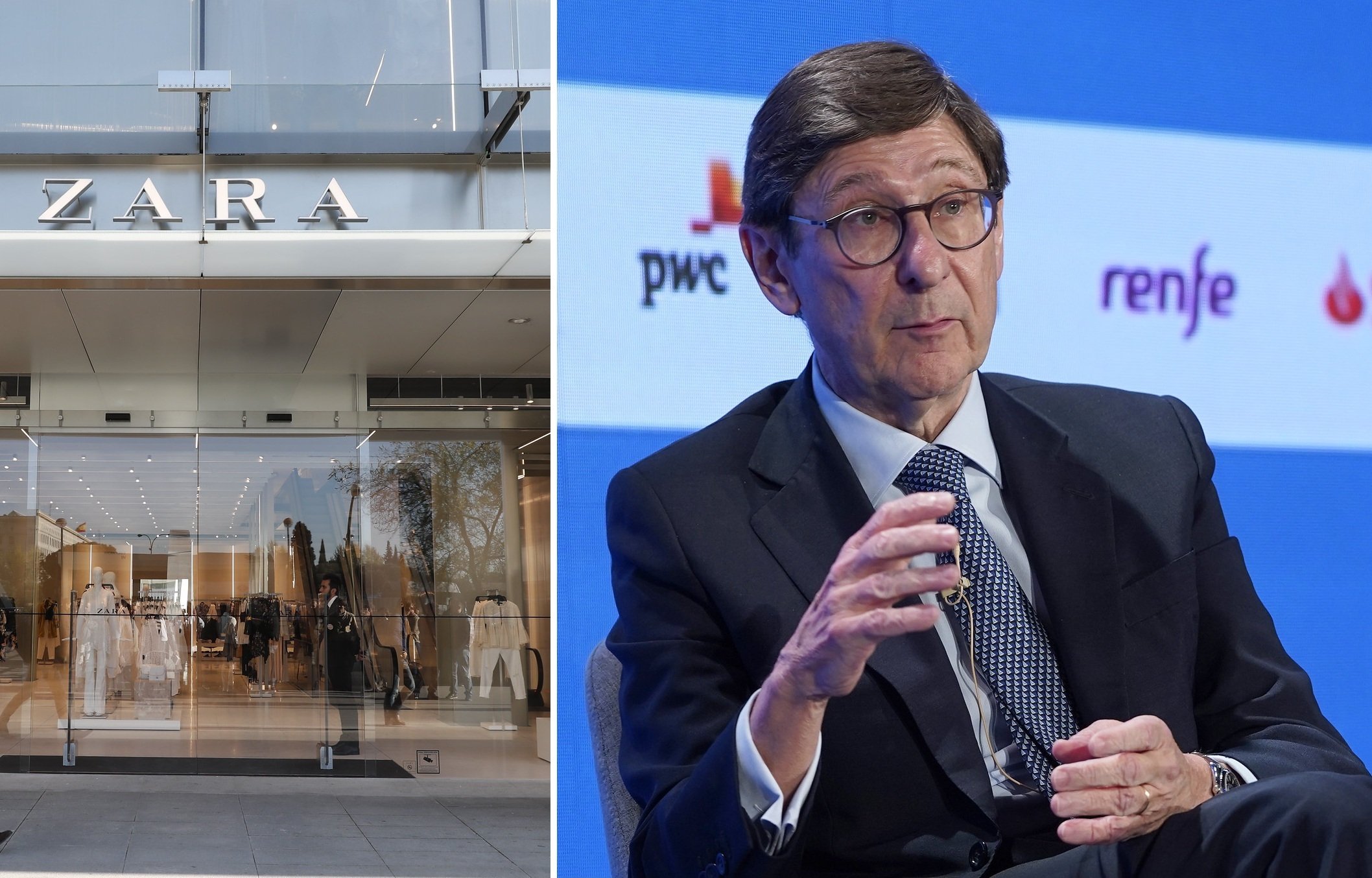 Inditex (dueña de Zara y otras marcas textiles) renovará su Consejo con el nombramiento de José Ignacio Goirigolzarri como independiente, en sustitución de Rodrigo Echenique / Fotos: Pablo Moreno