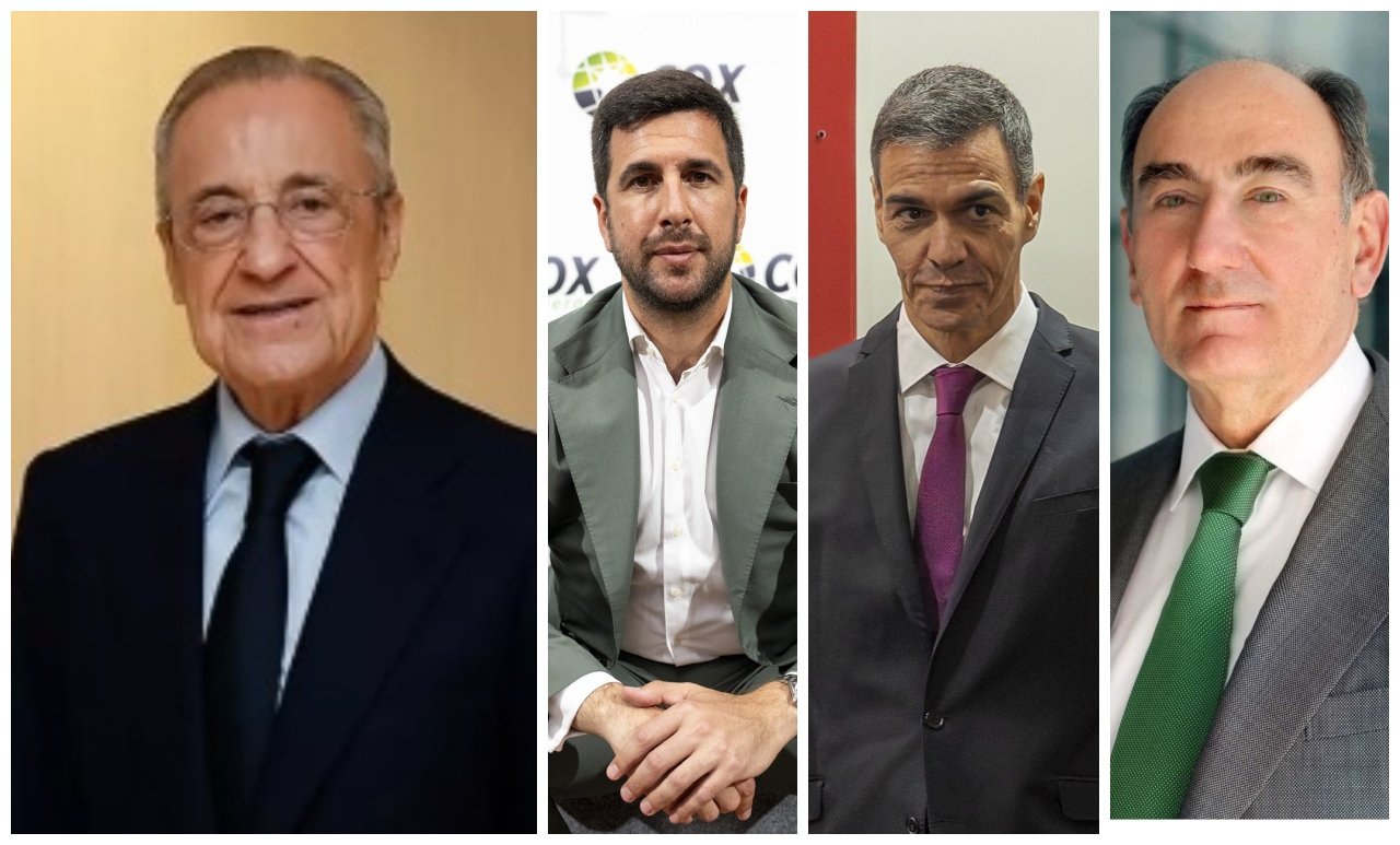 Florentino va a enfrentarse ahora con la opción Riquelme, el hombre de los Sánchez (Sánchez Pérez-Castejón y Sánchez Galán) Florentino va a enfrentarse ahora con la opción Riquelme, el hombre de los Sánchez (Sánchez Pérez-Castejón y Sánchez Galán)