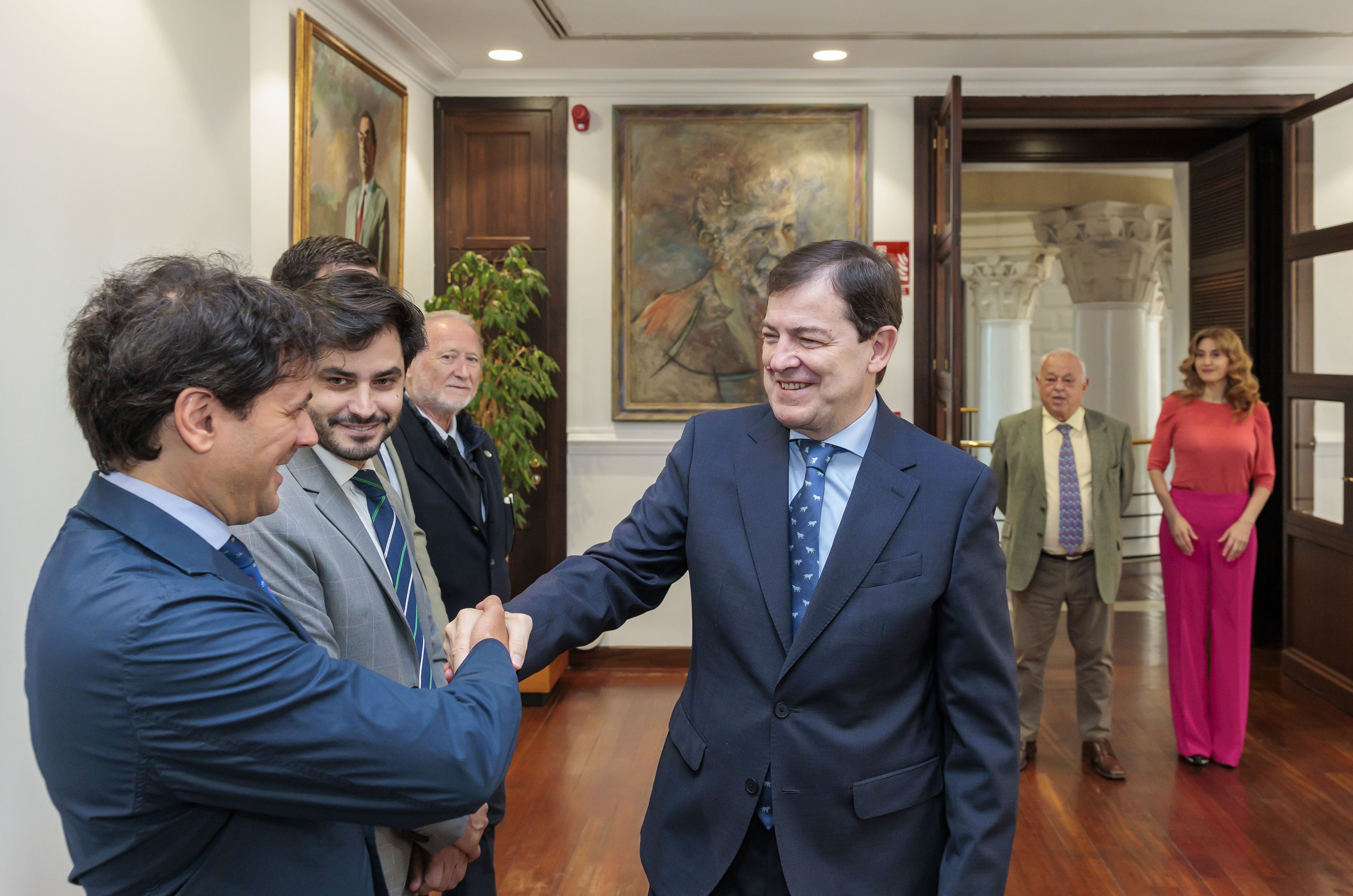 El candidato del PP a la presidencia de la Junta de Castilla y León, Alfonso Fernández Mañueco