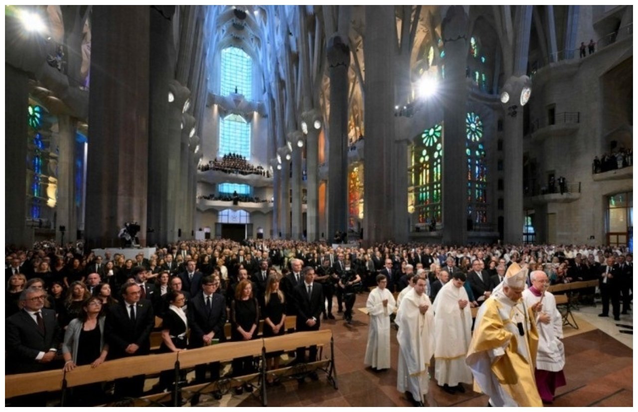 La catequesis del Papa León en la Iglesia de San Agustín, en Barcelona, no debería pasar desapercibida / Foto: Vatican Va