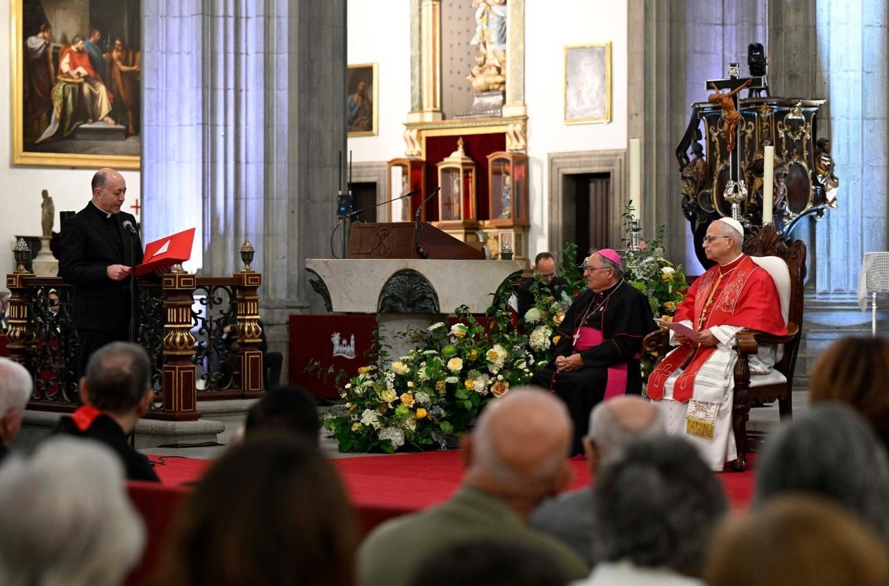 Un momento del encuentro del Papa con el clero canario, jueves 11 de junio de 2026 / Foto: Vatican Media