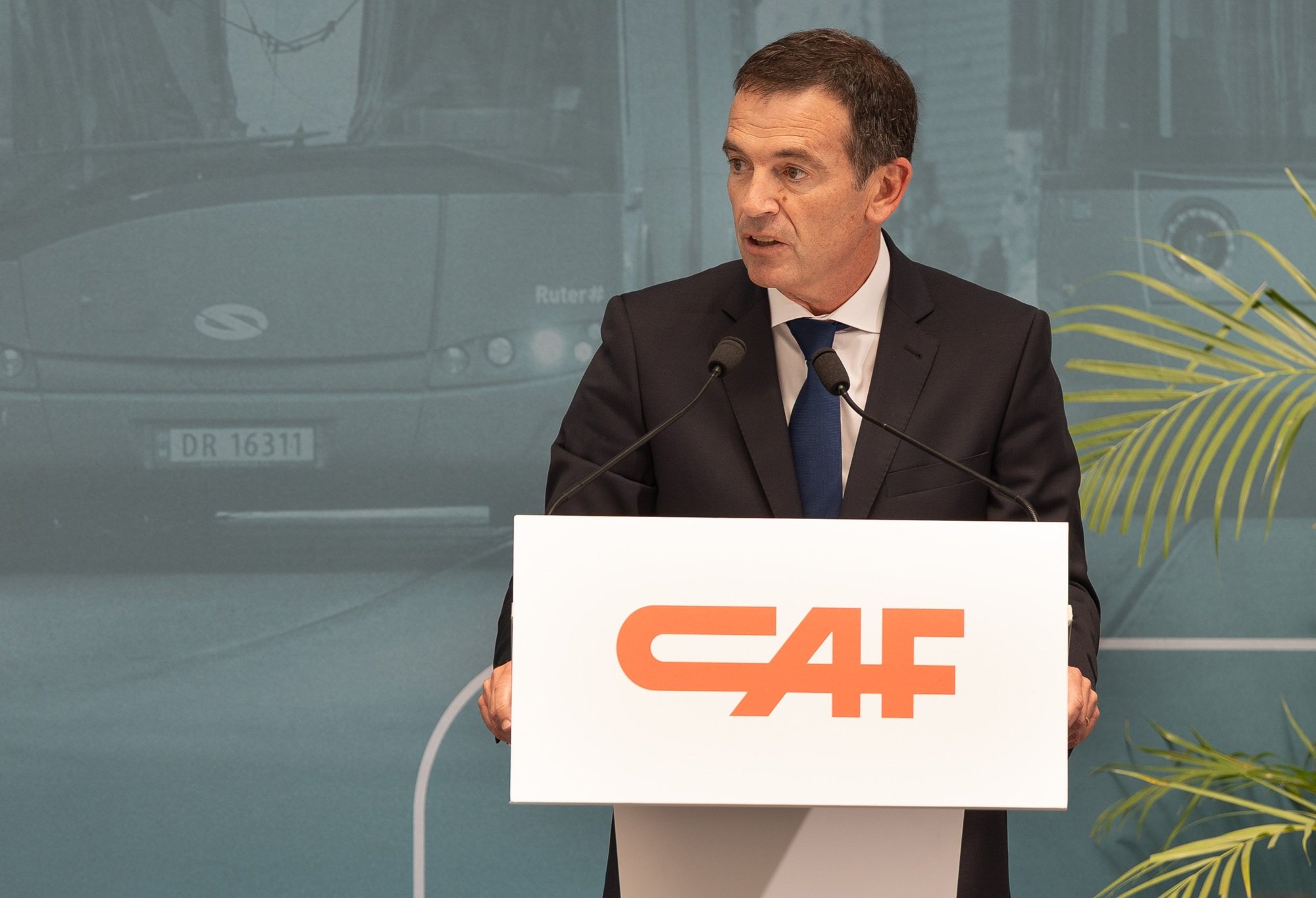 Javier Martínez Ojinaga es consejero delegado de CAF desde el 1 de septiembre de 2021