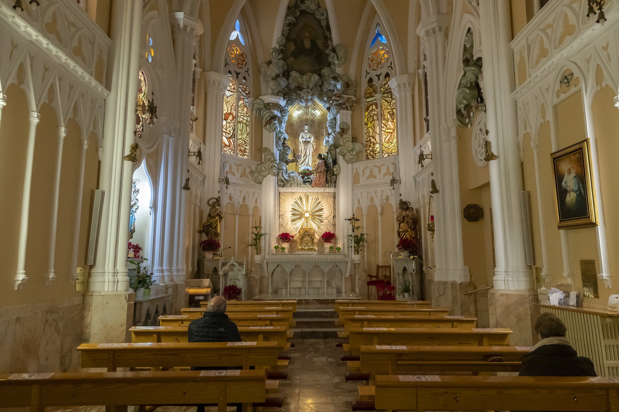 Cada vez hay menos eucaristías y los confesionarios crian telarañas / Foto: Pablo Moreno
