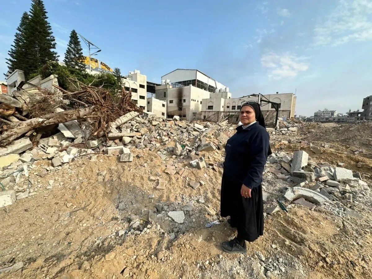 Cristianos en Palestina (Foto: ACN)