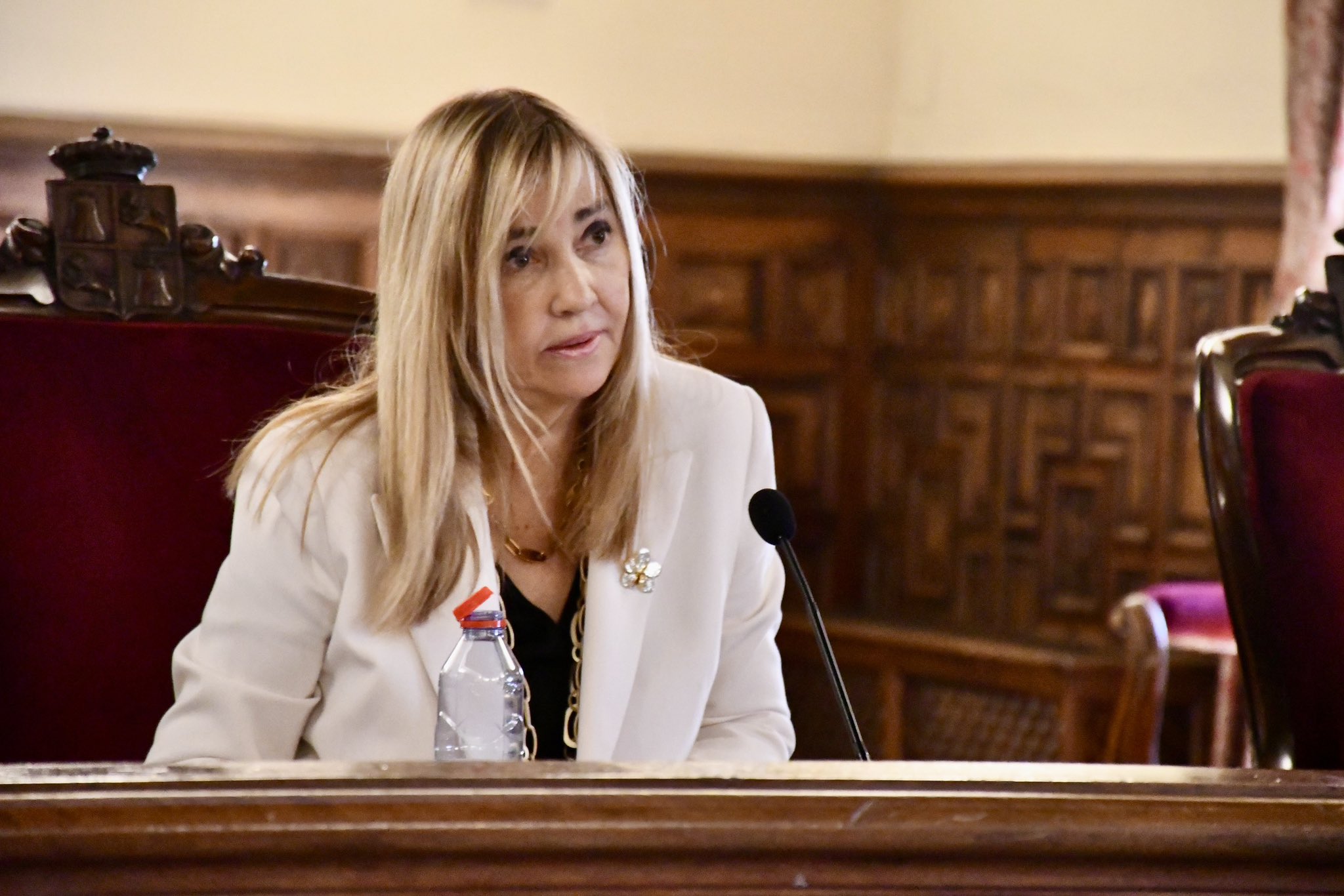 La presidenta del CGPJ y el TS, Isabel Perelló, durante las jornadas celebradas en Zaragoza La presidenta del CGPJ y el TS, Isabel Perelló, durante las jornadas celebradas en Zaragoza