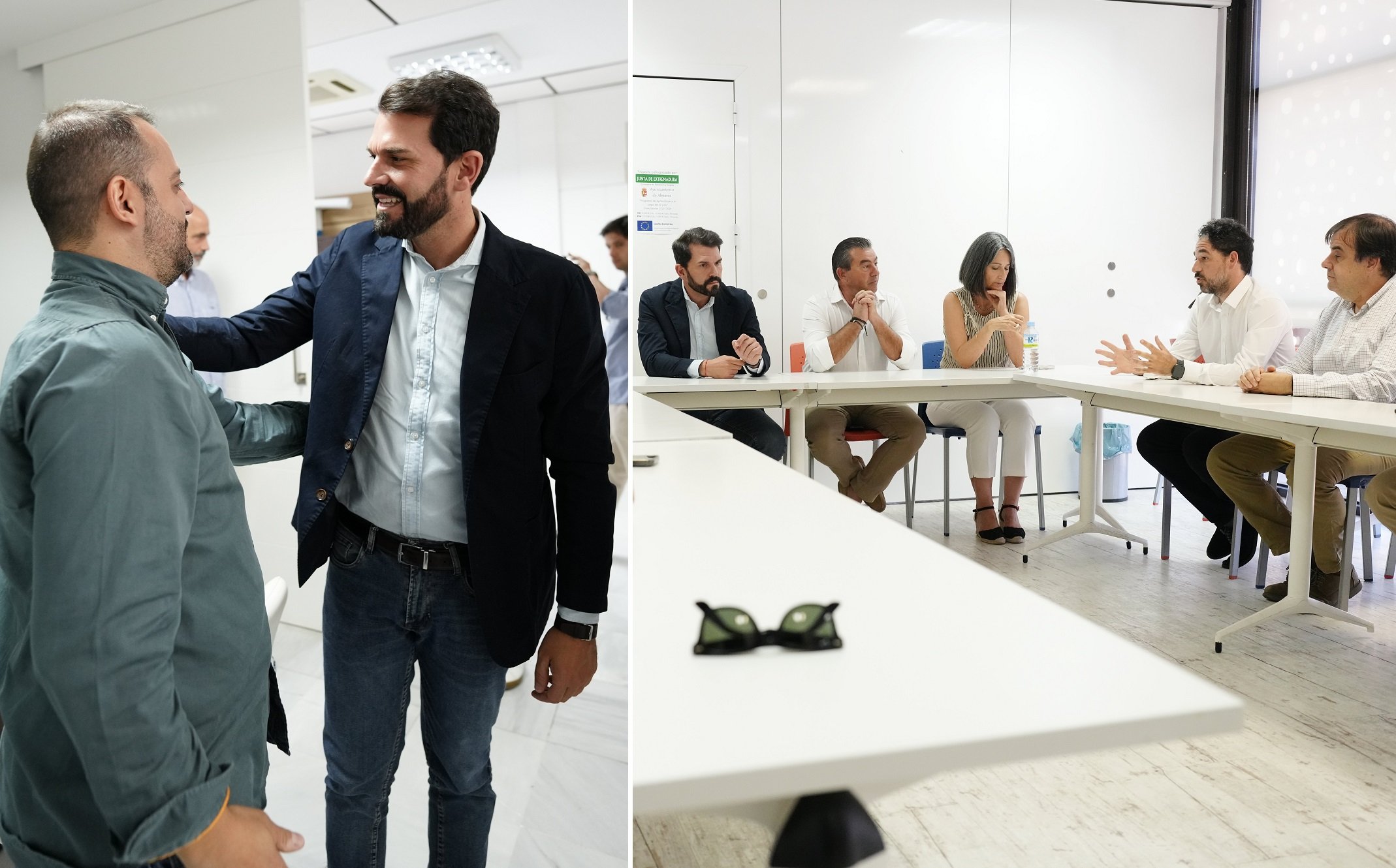 Plataforma 'Sí a Almaraz, Sí al futuro' y el comité de empresa de la central de Almaraz se han reunido con Álvaro Sánchez Cotrina, secretario general del PSOE en Extremadura Plataforma 'Sí a Almaraz, Sí al futuro' y el comité de empresa de la central de Almaraz se han reunido con Álvaro Sánchez Cotrina, secretario general del PSOE en Extremadura