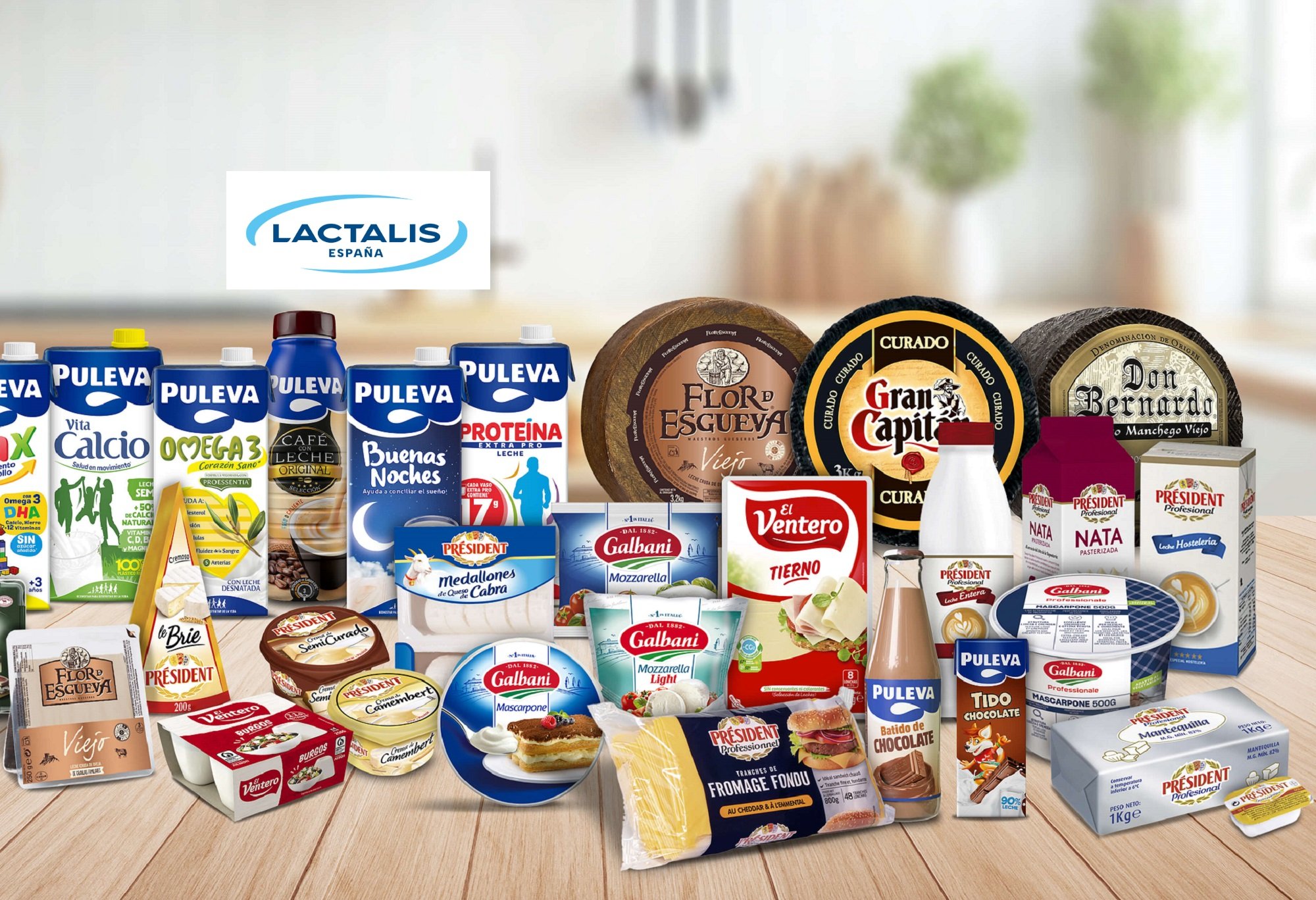El grupo francés y líder mundial en lácteos Lactalis está presente en España desde 1983 y cuenta con ocho plantas industriales El grupo francés y líder mundial en lácteos Lactalis está presente en España desde 1983 y cuenta con ocho plantas industriales