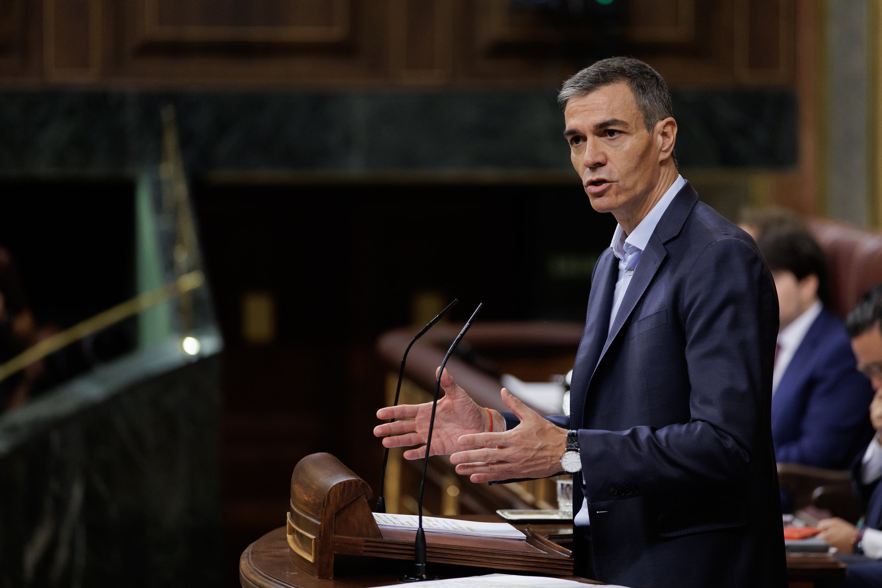 Sánchez también ha abordado los casos que afectan a su esposa Begoña Gómez y a su hermano David